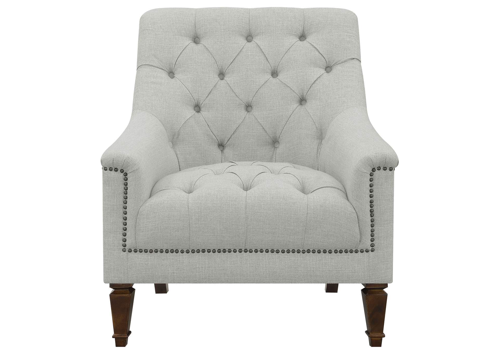 Avonlea Upholstered Tufted Living Room Set Grey,Coaster Furniture