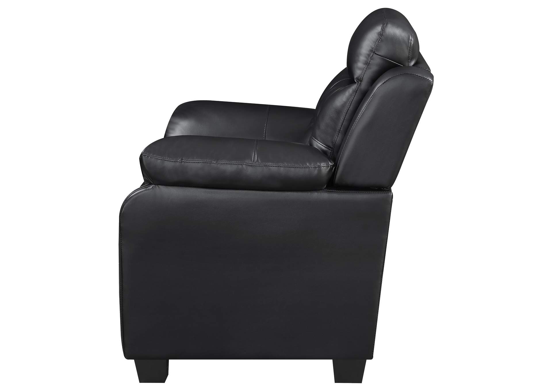 Finley Tufted Upholstered Chair Black,Coaster Furniture