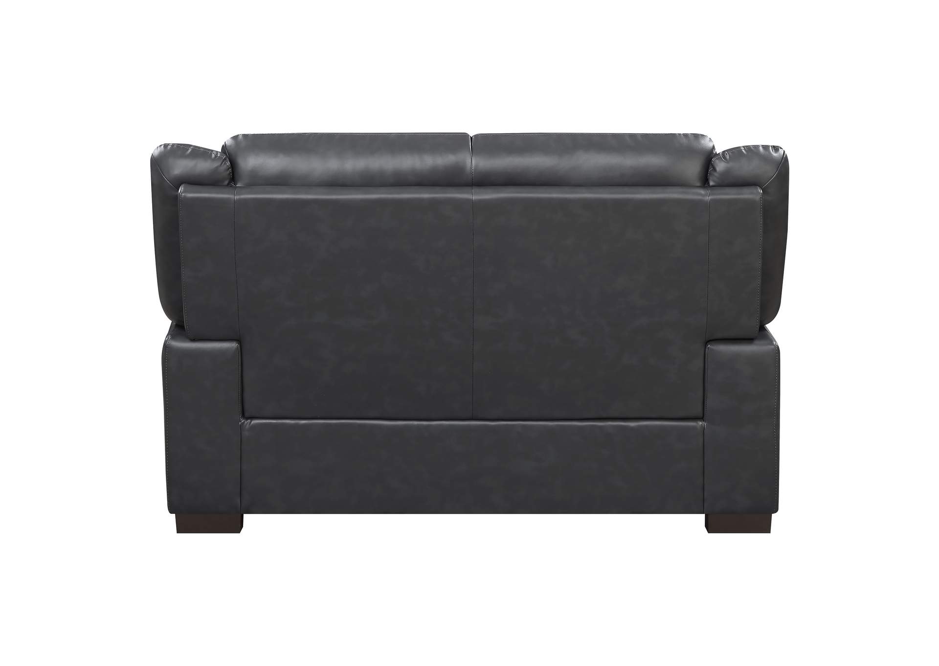 Arabella Pillow Top Upholstered Loveseat Grey,Coaster Furniture