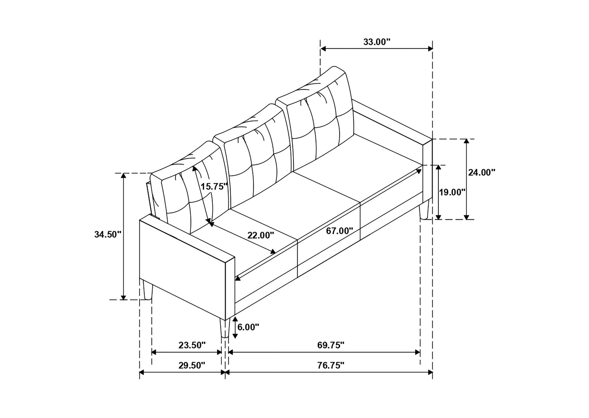 SOFA 2 PC SET,Coaster Furniture