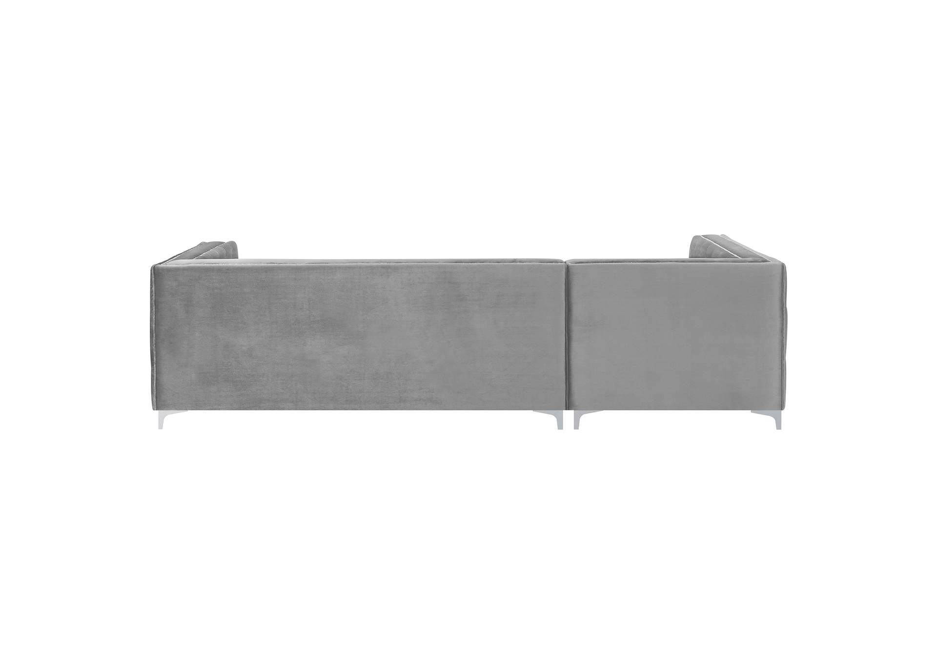 Bellaire Button-tufted Upholstered Sectional Silver,Coaster Furniture