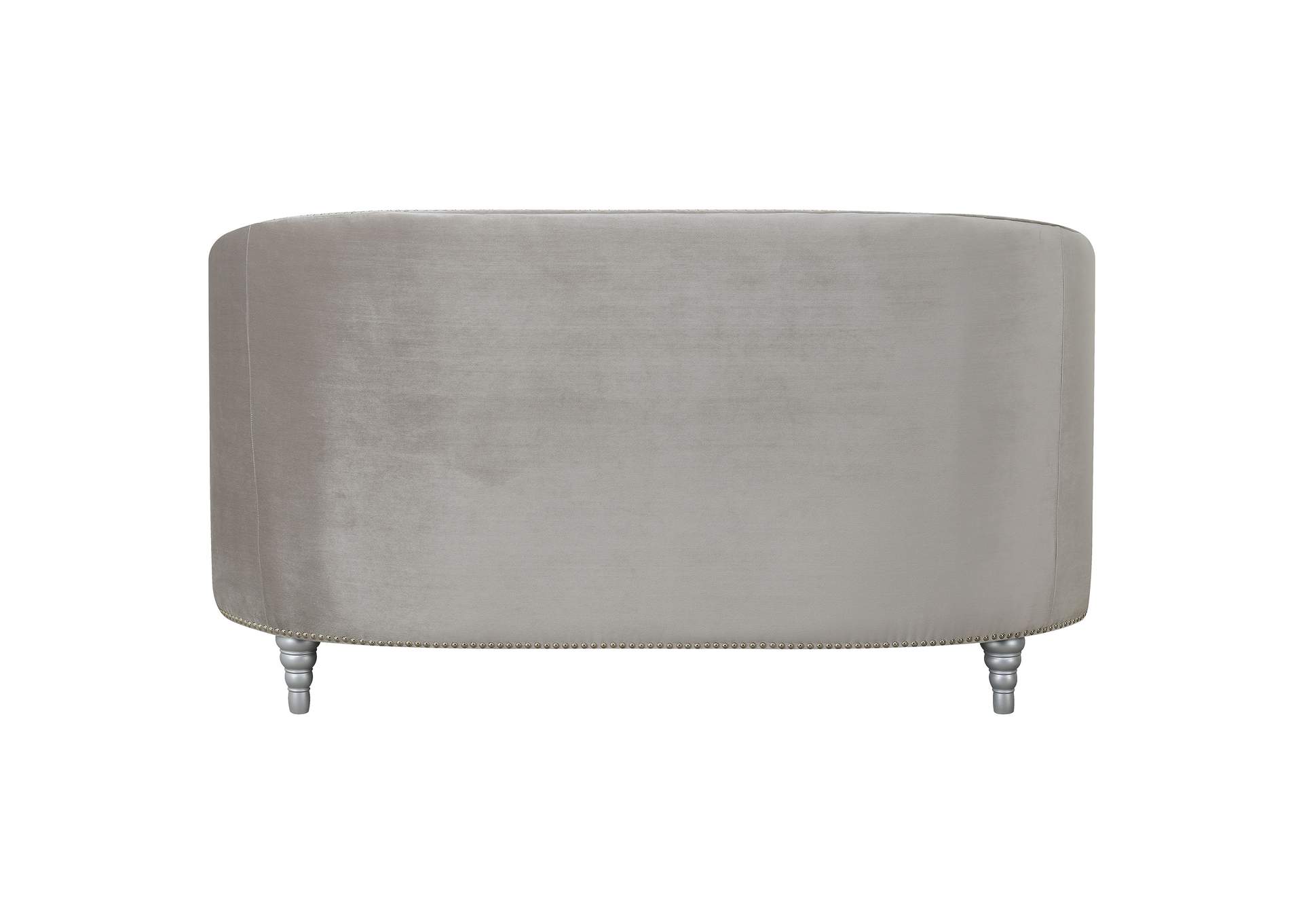 Avonlea Sloped Arm Tufted Loveseat Grey,Coaster Furniture