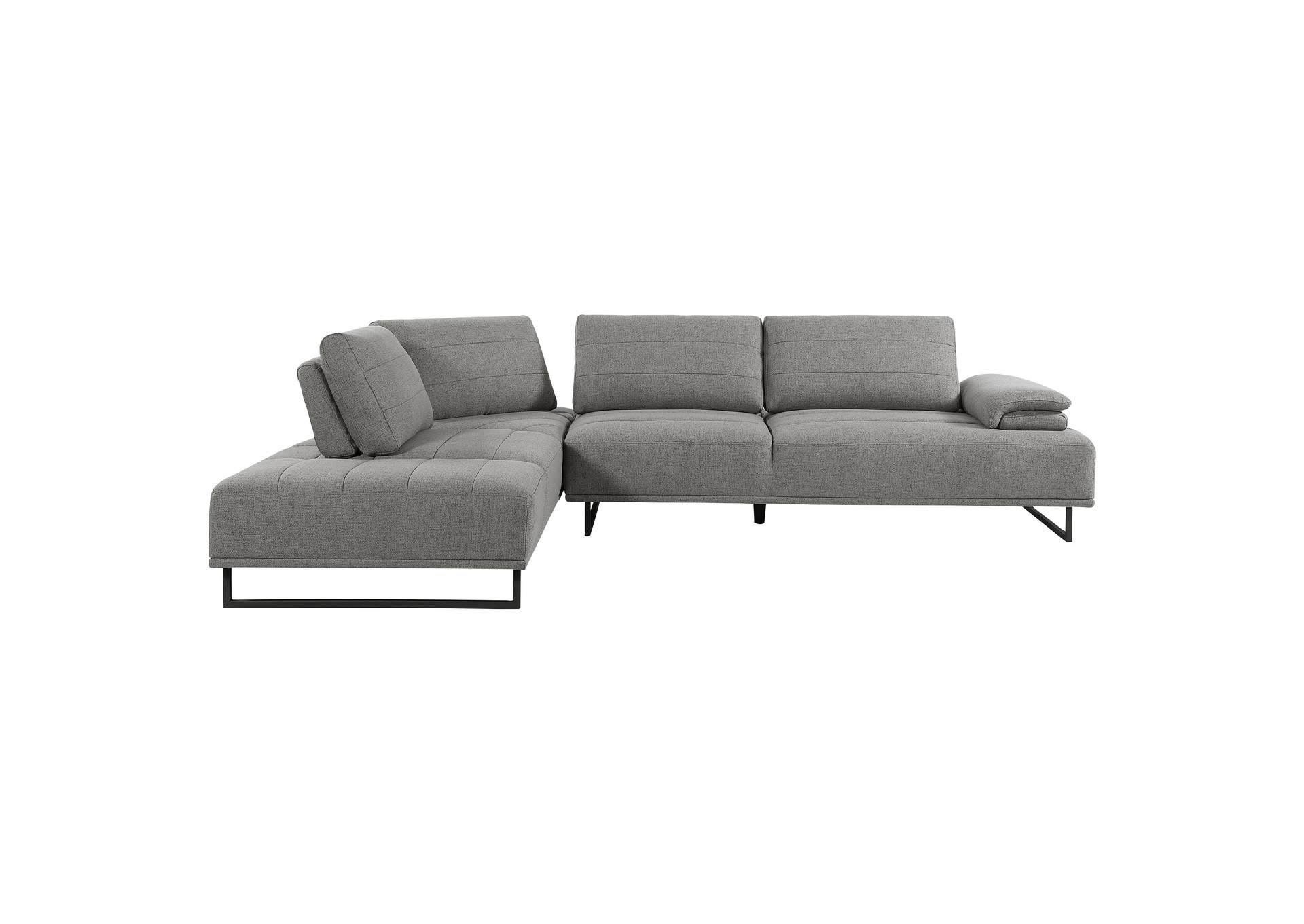 Arden 2-piece Adjustable Back Sectional Taupe,Coaster Furniture