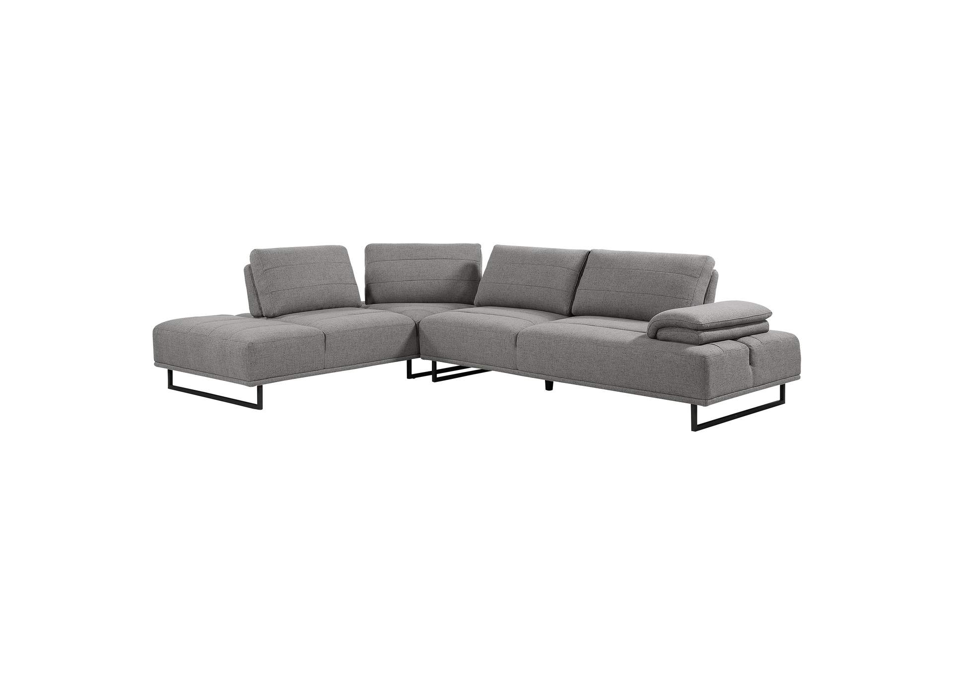 Arden 2-piece Adjustable Back Sectional Taupe,Coaster Furniture