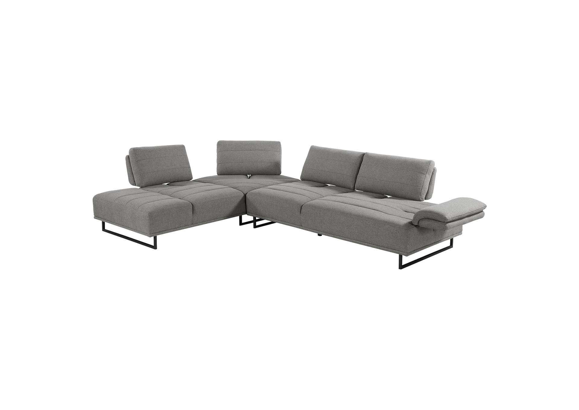 Arden 2-piece Adjustable Back Sectional Taupe,Coaster Furniture