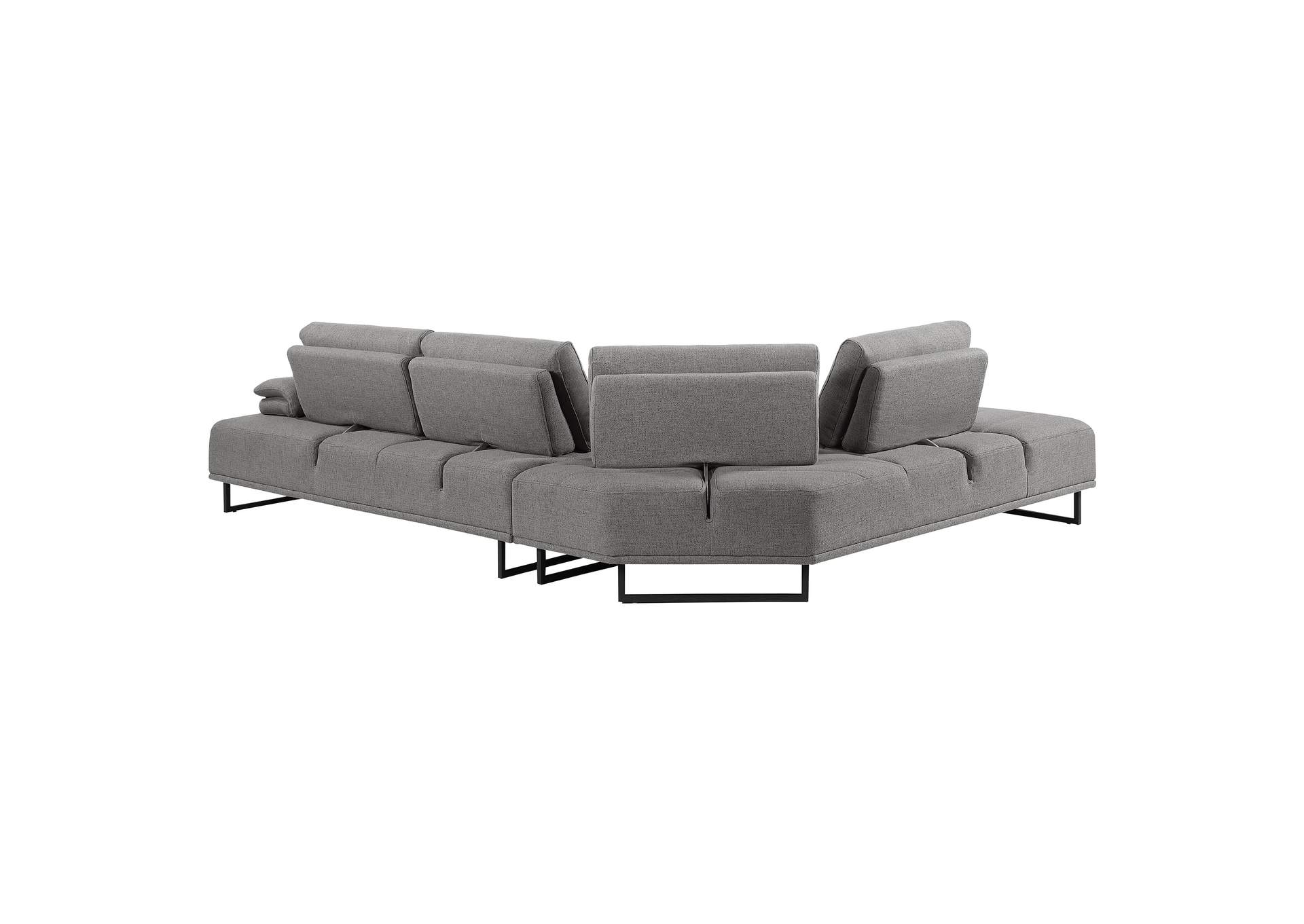 Arden 2-piece Adjustable Back Sectional Taupe,Coaster Furniture