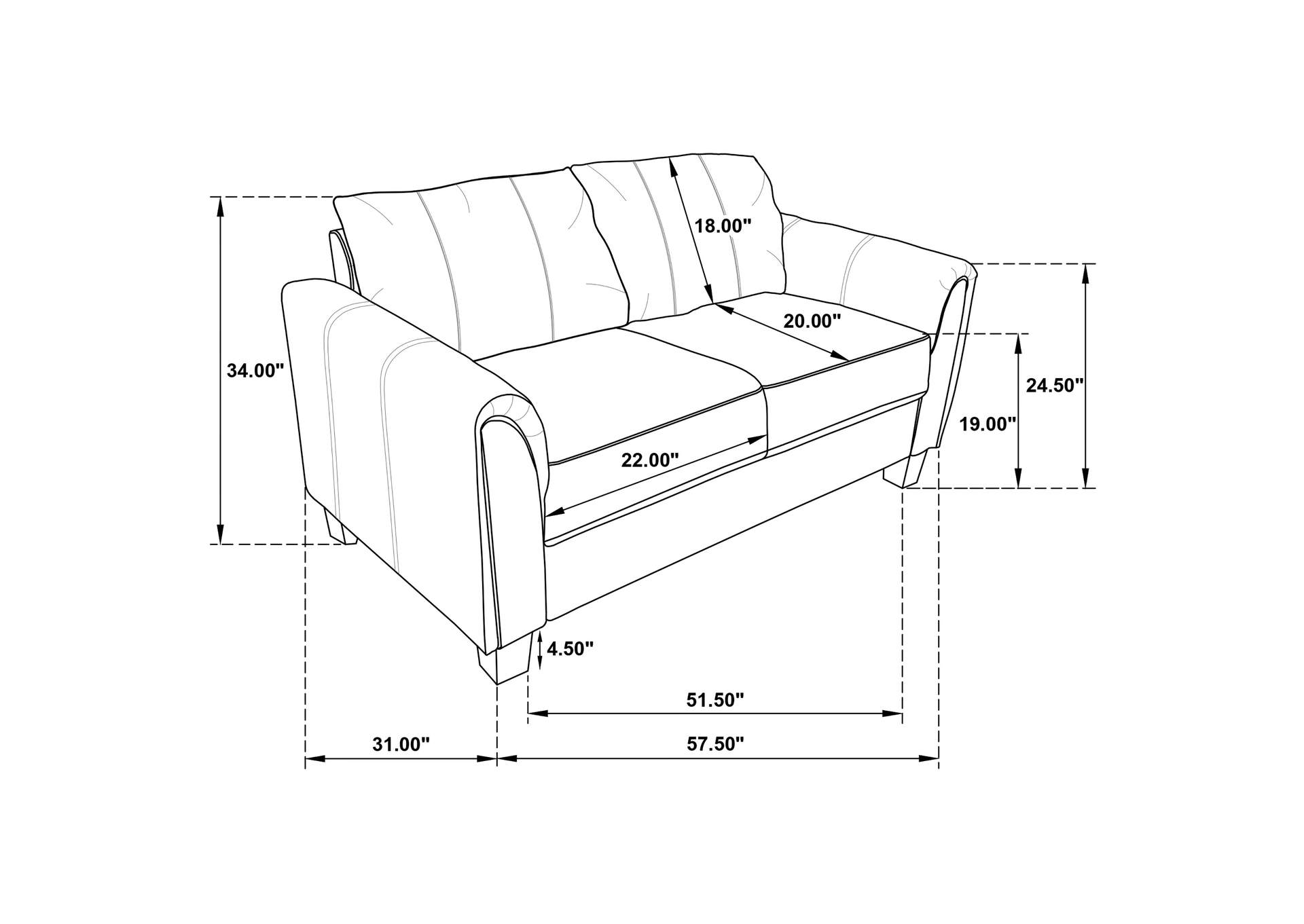 LOVESEAT,Coaster Furniture