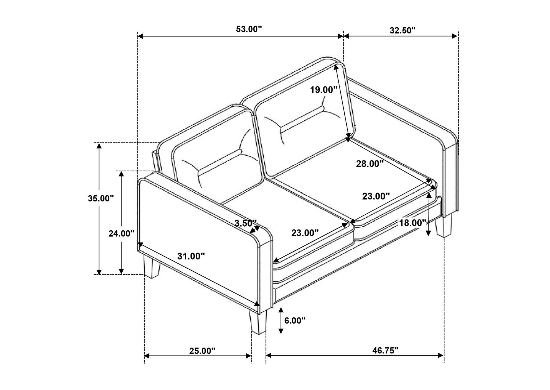 LOVESEAT,Coaster Furniture