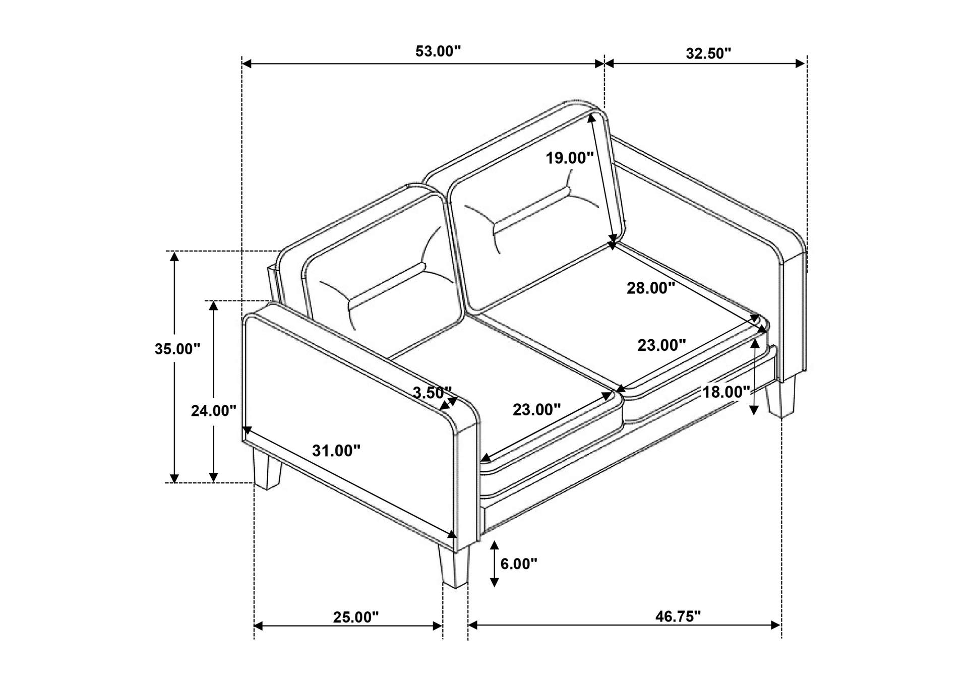 LOVESEAT,Coaster Furniture