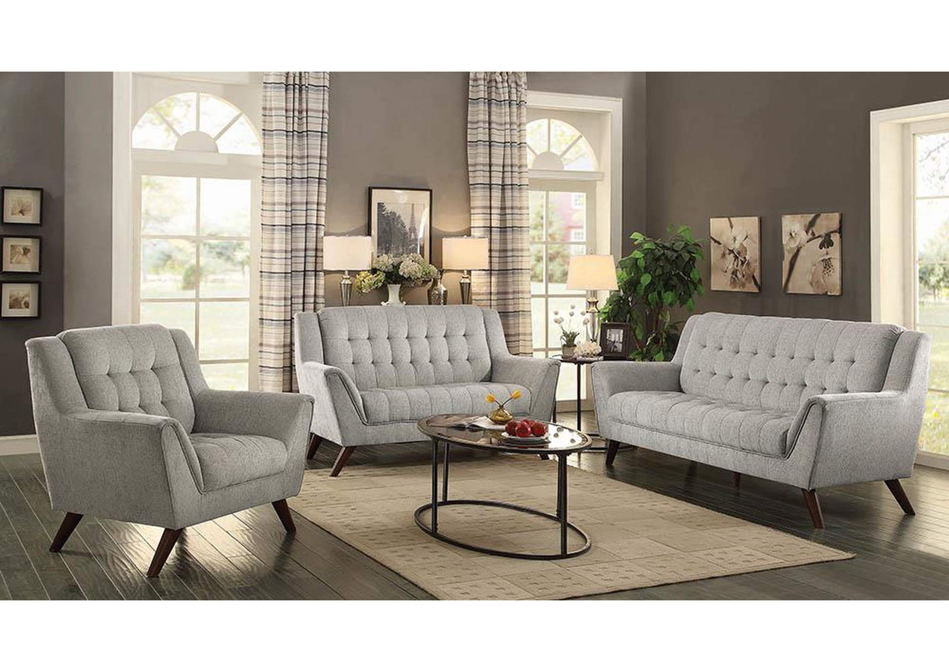 Baby Natalia Dove Grey Chair,ABF Coaster Furniture