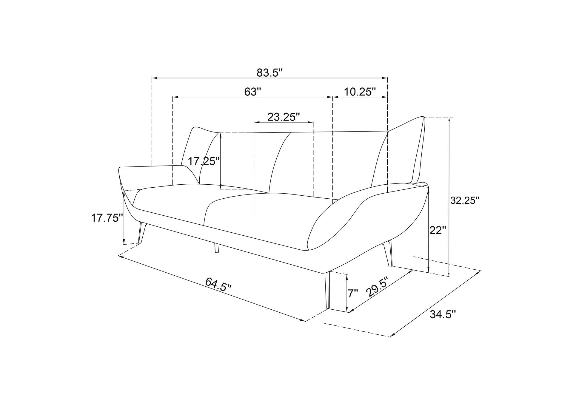 2 PC SOFA SET,Coaster Furniture