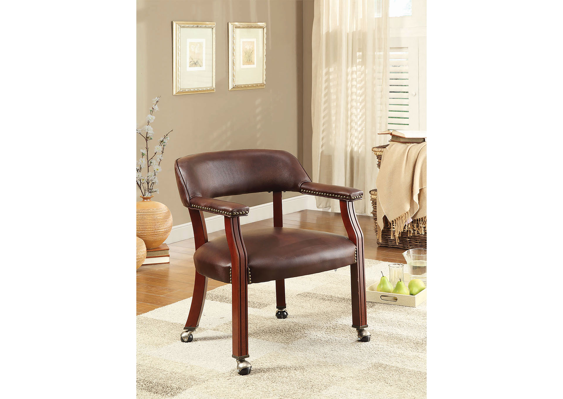 Brown Office Guest Chair,ABF Coaster Furniture