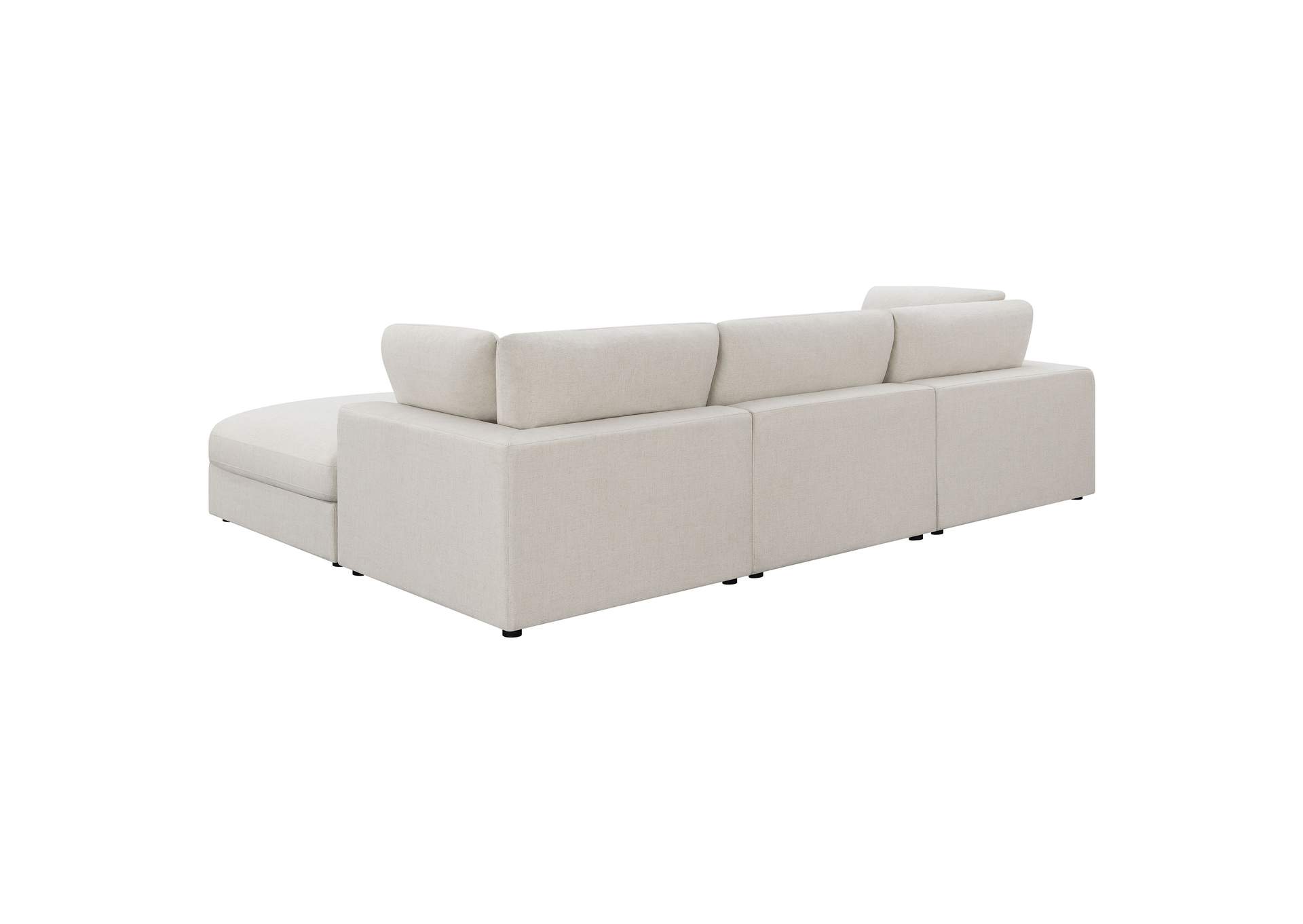 Serene 4-piece Upholstered Modular Sectional Beige,Coaster Furniture