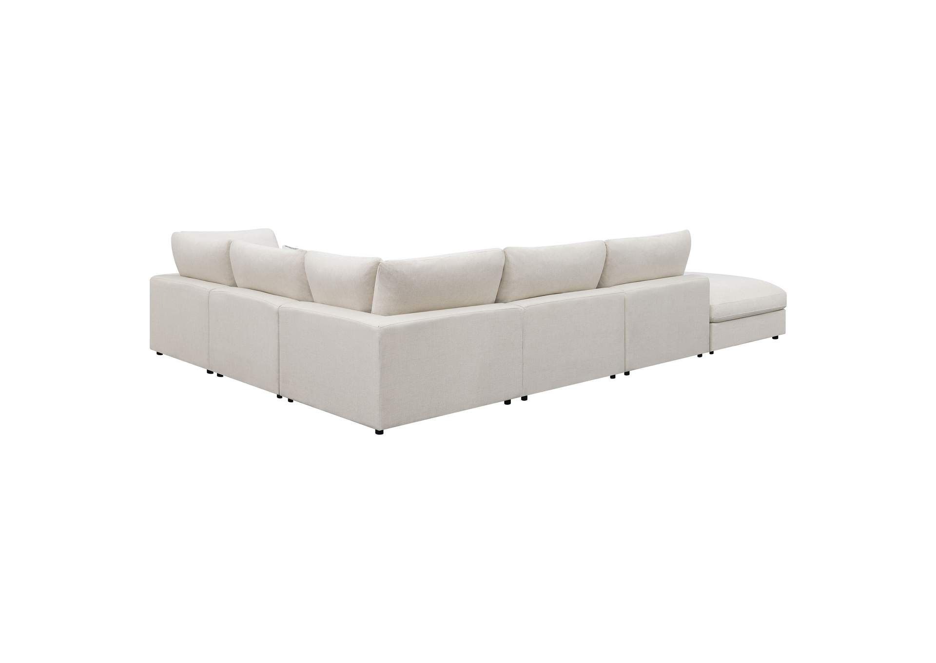 Serene 6-piece Upholstered Modular Sectional Beige,Coaster Furniture