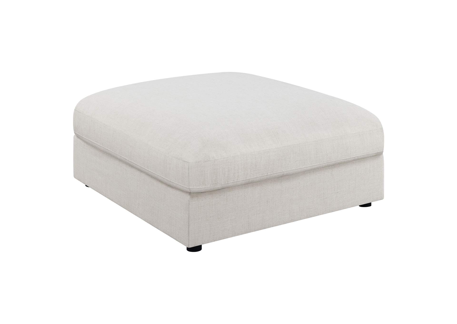 Serene Upholstered Rectangular Ottoman Beige,Coaster Furniture