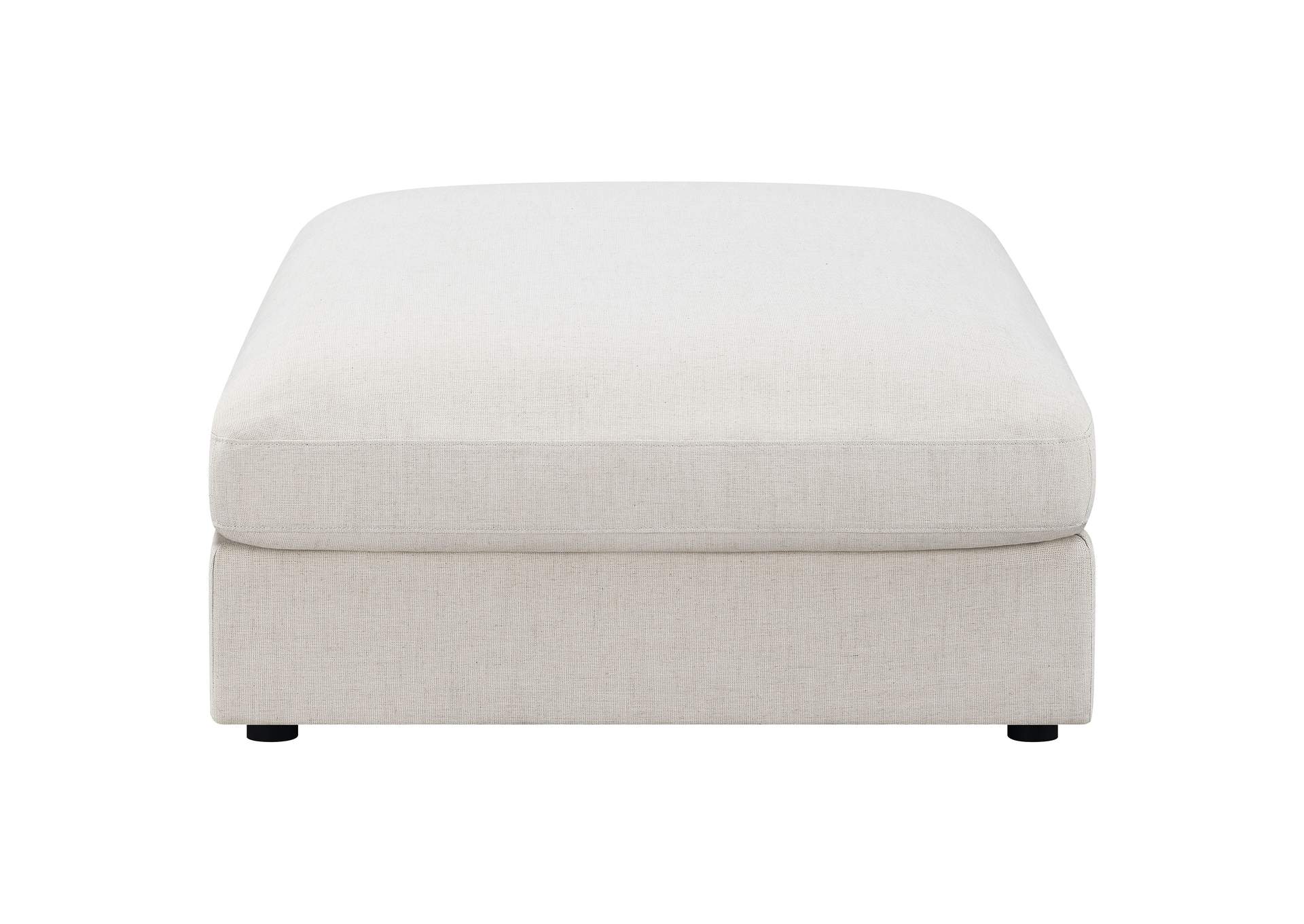 Serene Upholstered Rectangular Ottoman Beige,Coaster Furniture