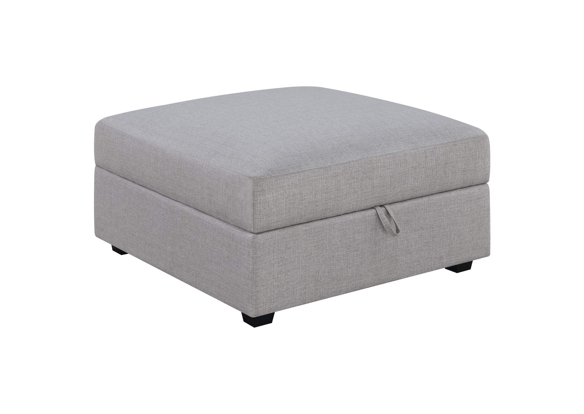 Cambria Square Storage Ottoman Grey,Coaster Furniture