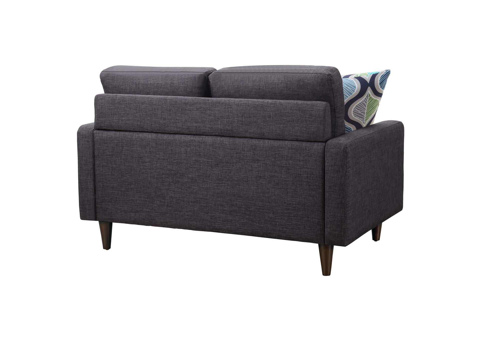 Watsonville Tufted Back Loveseat Grey,Coaster Furniture