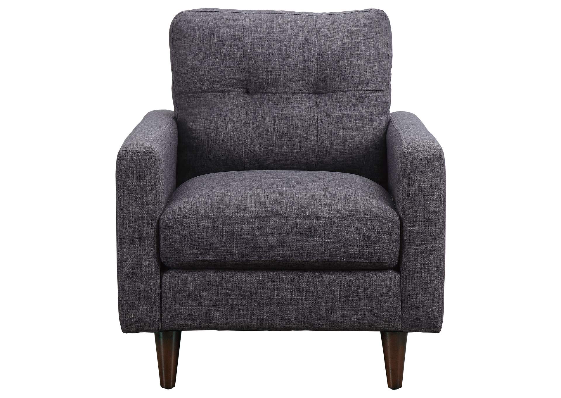 Watsonville Tufted Back Chair Grey,Coaster Furniture