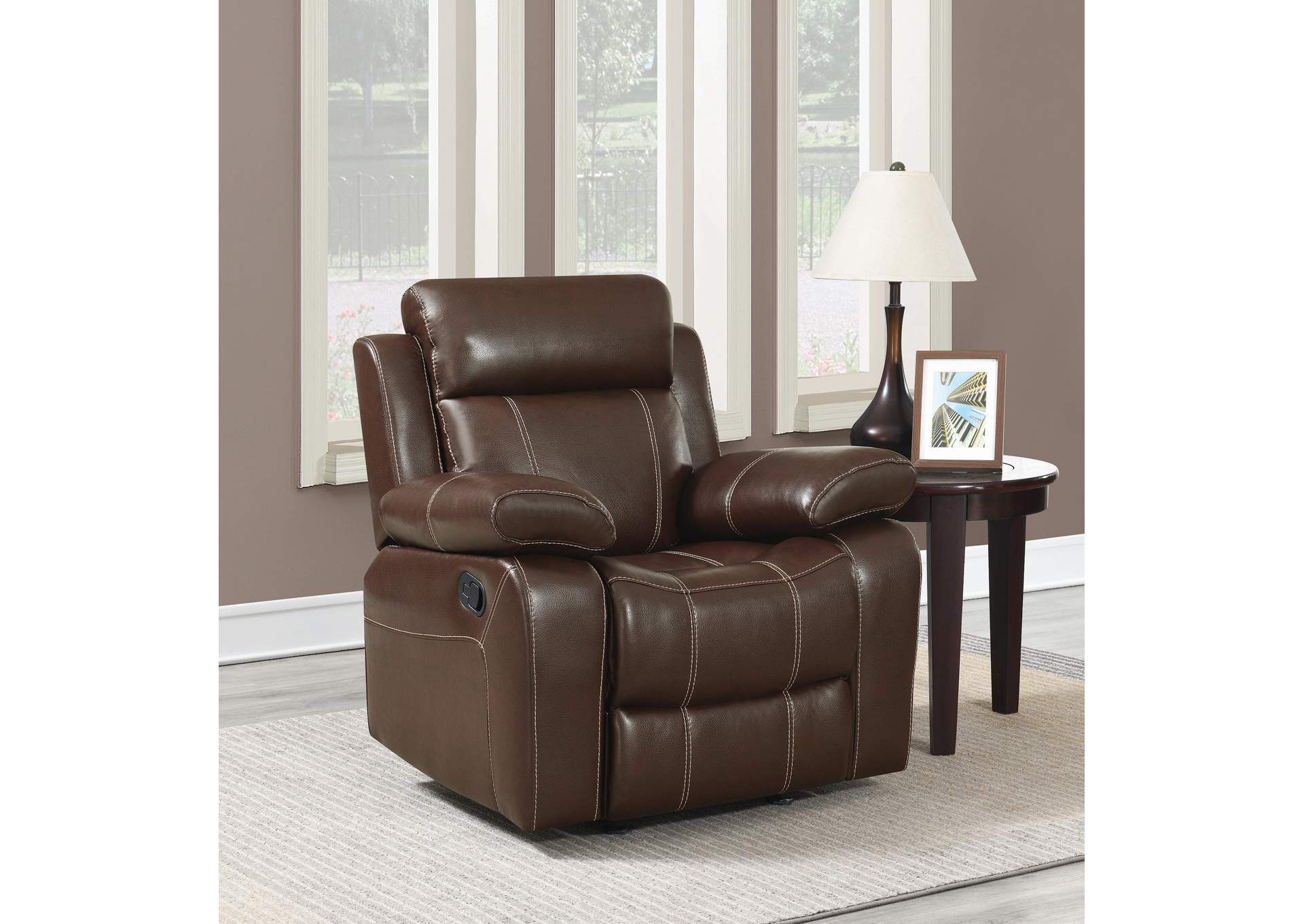Myleene Coffee Glider Recliner,ABF Coaster Furniture