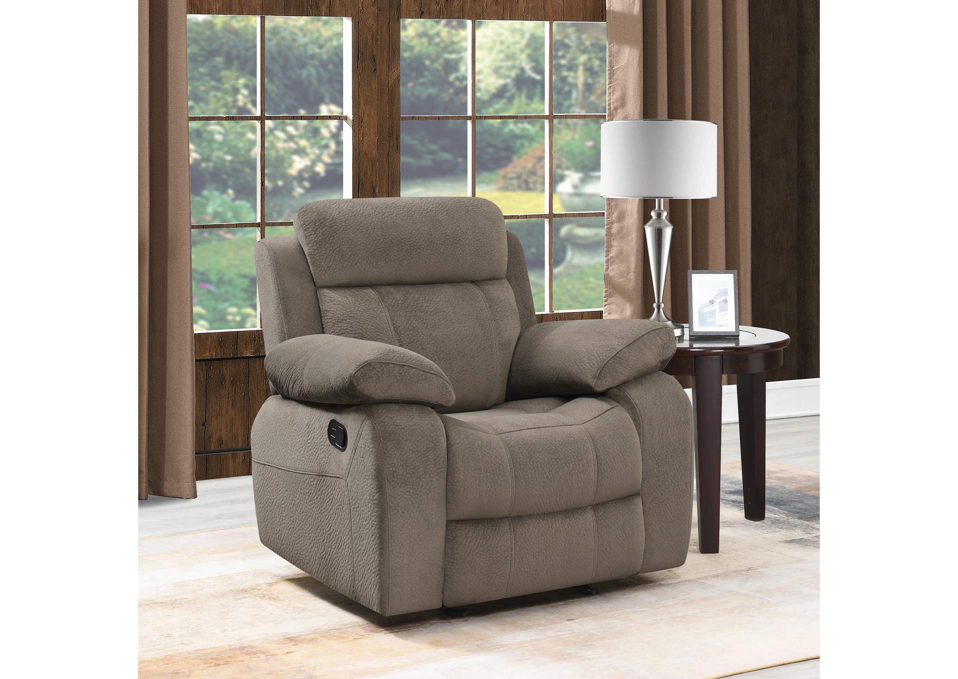 Myleene Brown Recliner,ABF Coaster Furniture