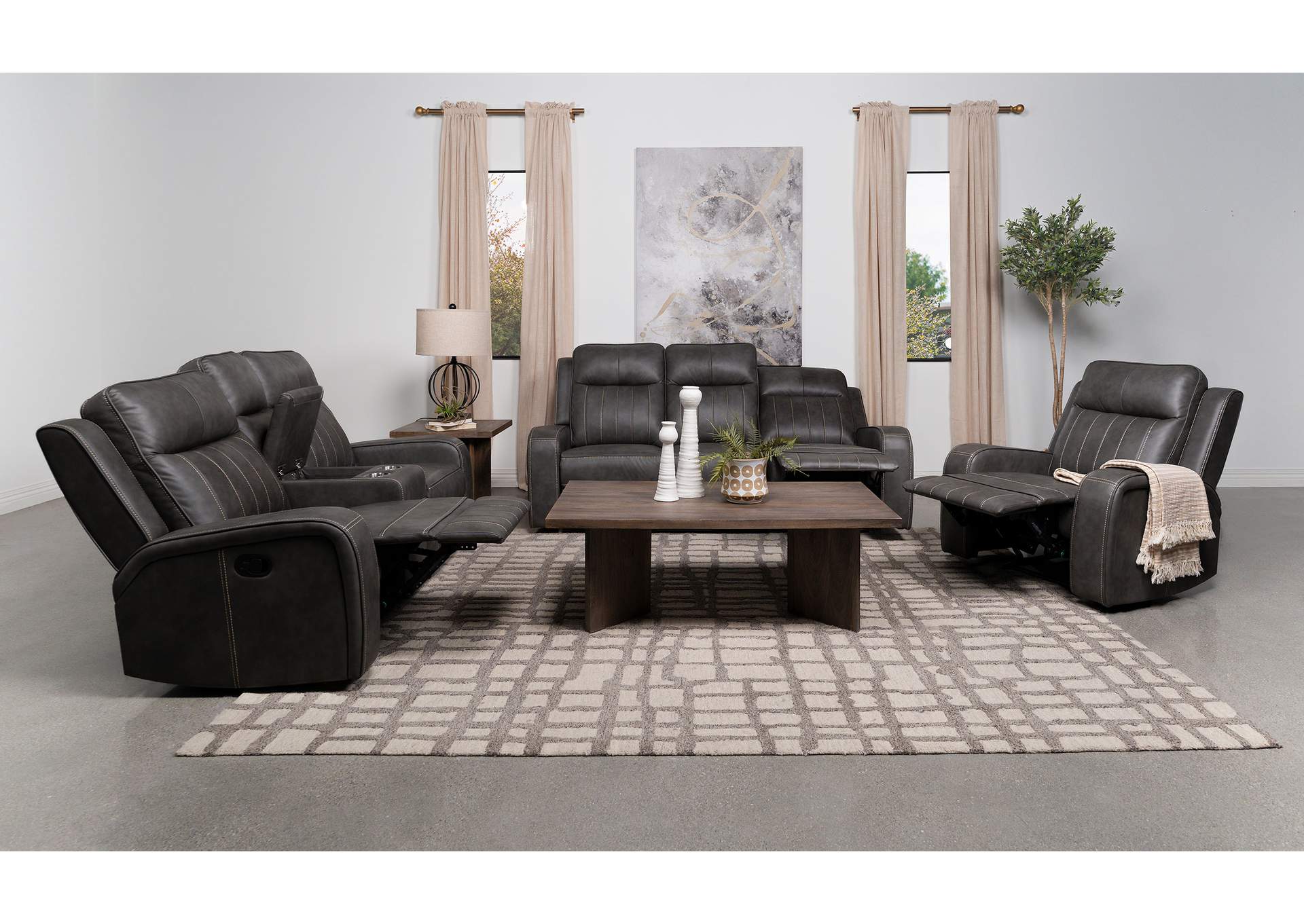 MOTION LOVESEAT,Coaster Furniture