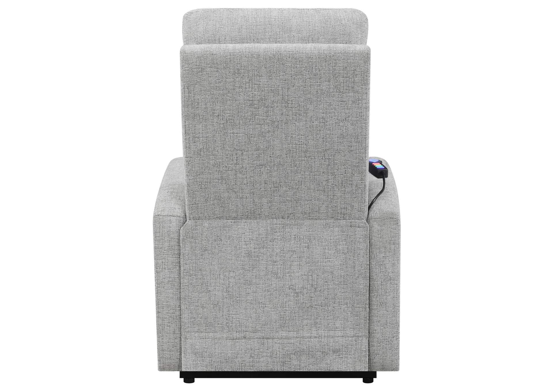 Howie Tufted Upholstered Power Lift Recliner Grey,Coaster Furniture