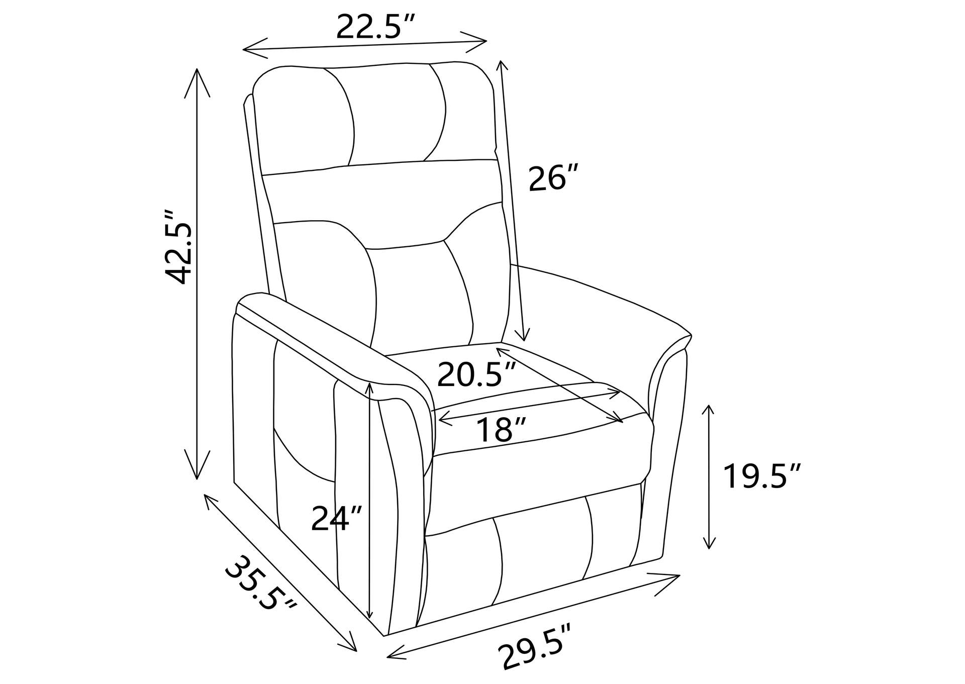 Henrietta Power Lift Recliner with Storage Pocket Brown,Coaster Furniture