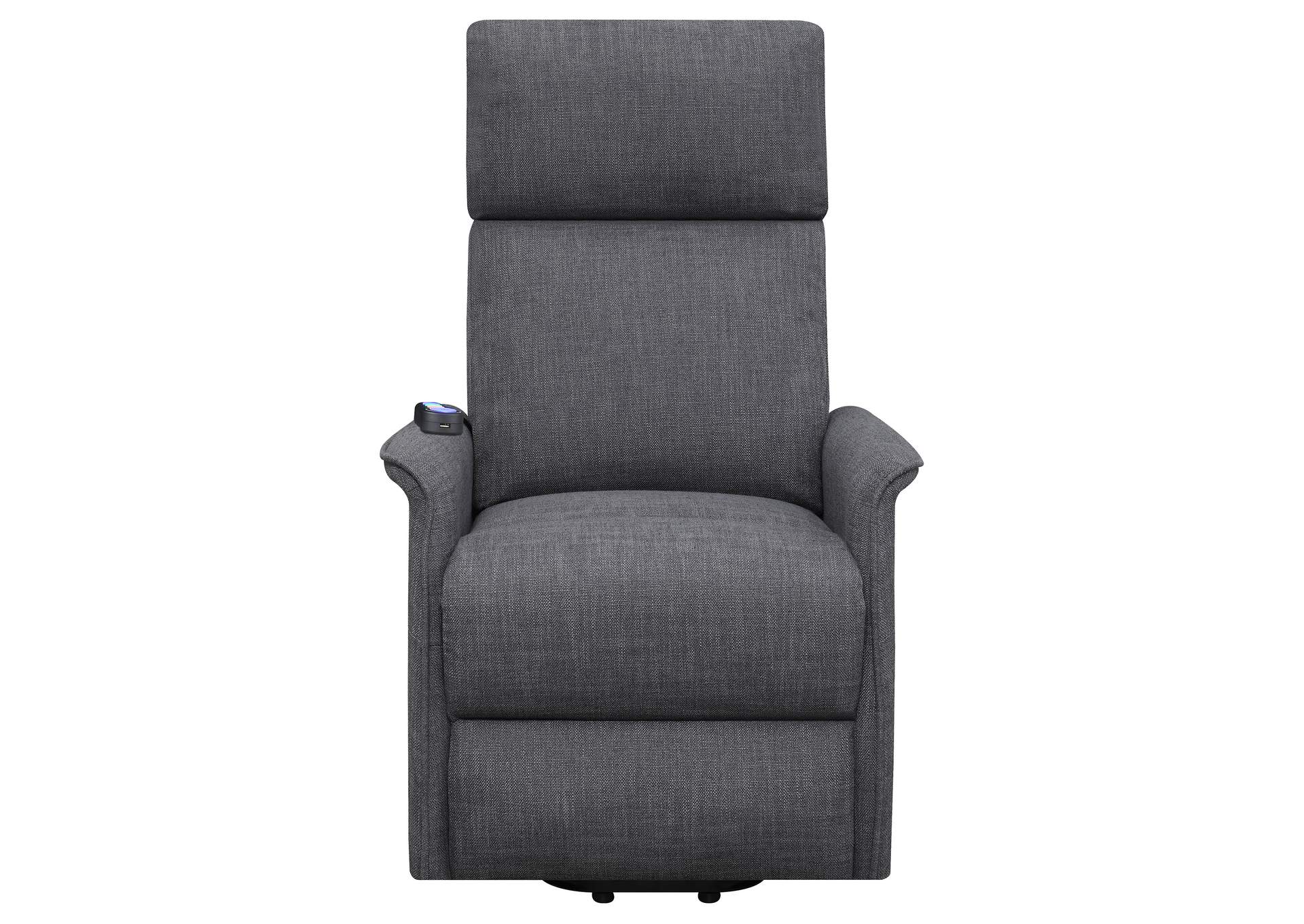 Herrera Power Lift Recliner with Wired Remote Charcoal,Coaster Furniture