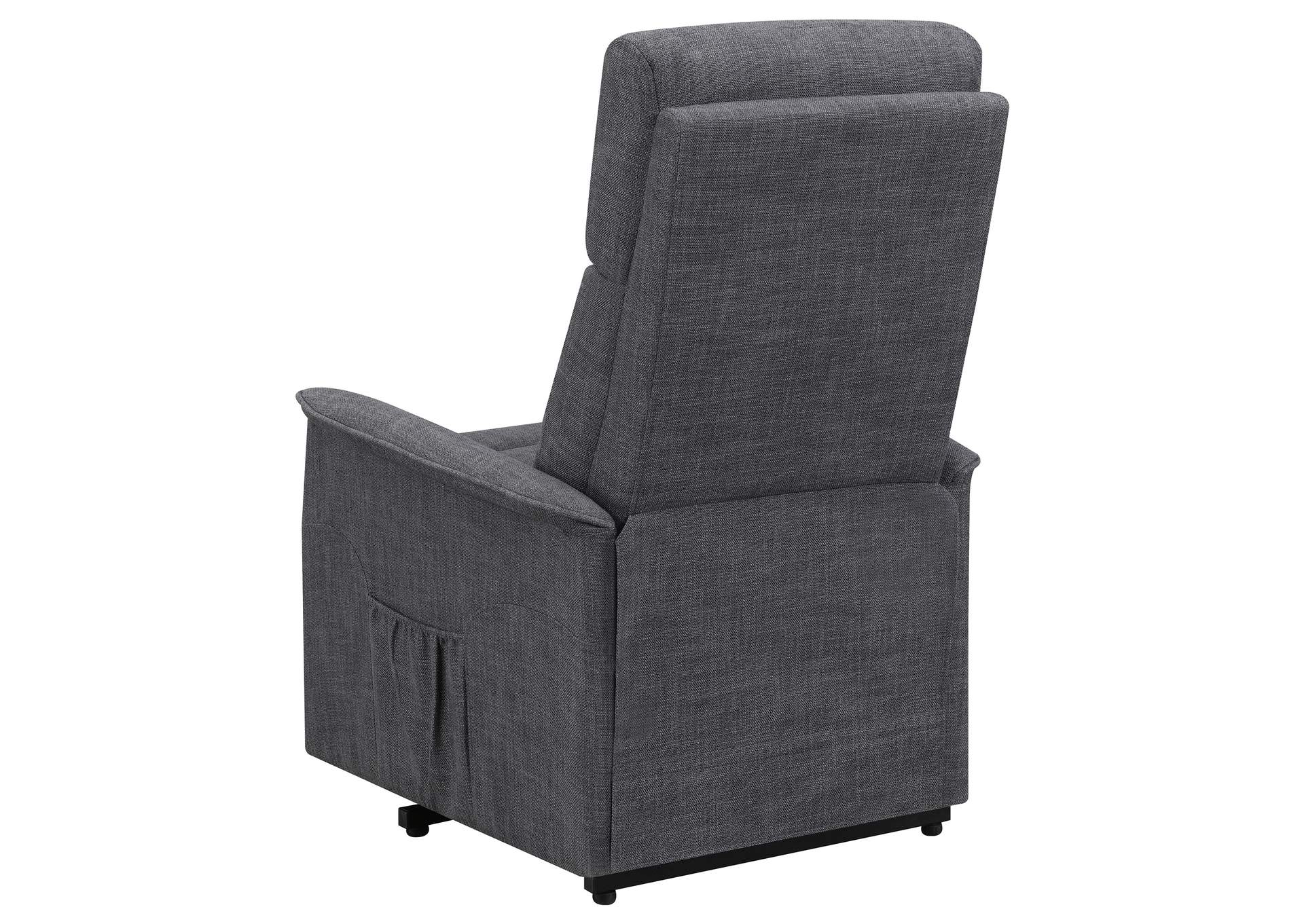 Herrera Power Lift Recliner with Wired Remote Charcoal,Coaster Furniture