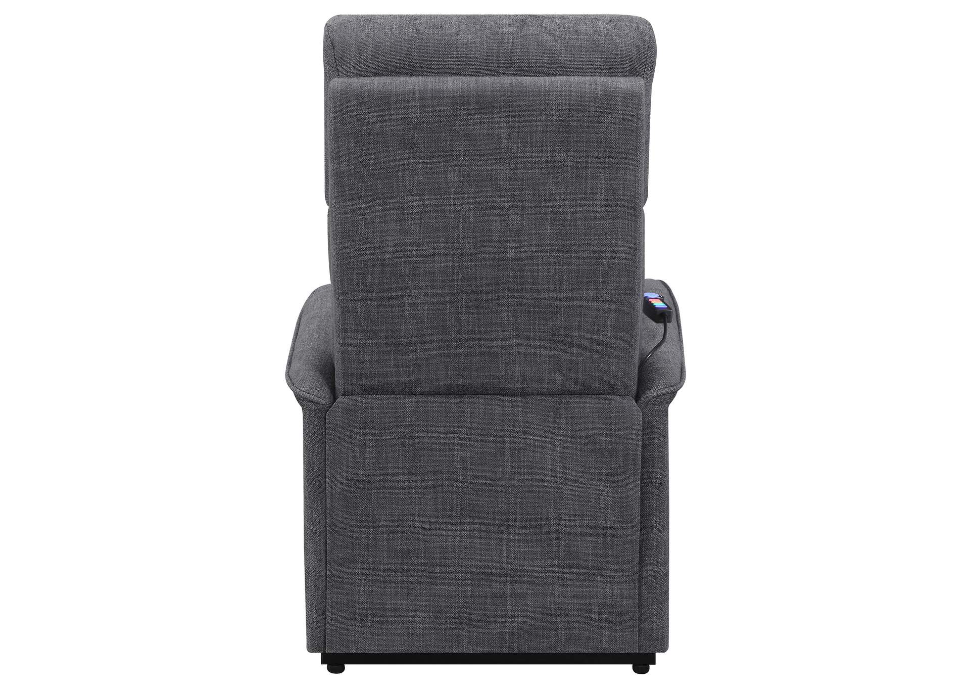 Herrera Power Lift Recliner with Wired Remote Charcoal,Coaster Furniture