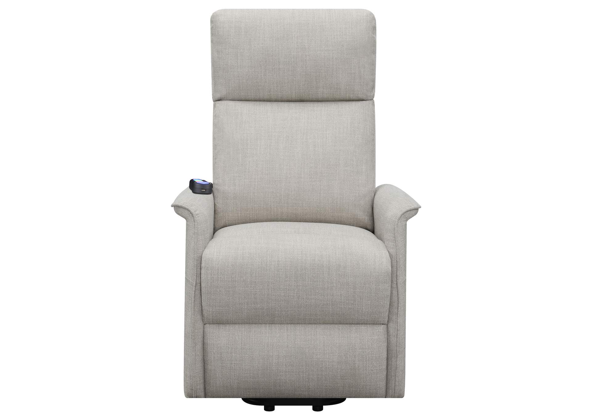 Herrera Power Lift Recliner with Wired Remote Beige,Coaster Furniture