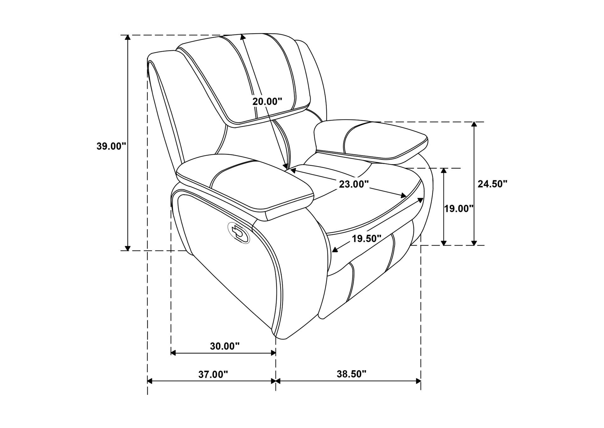 MOTION SOFA,Coaster Furniture