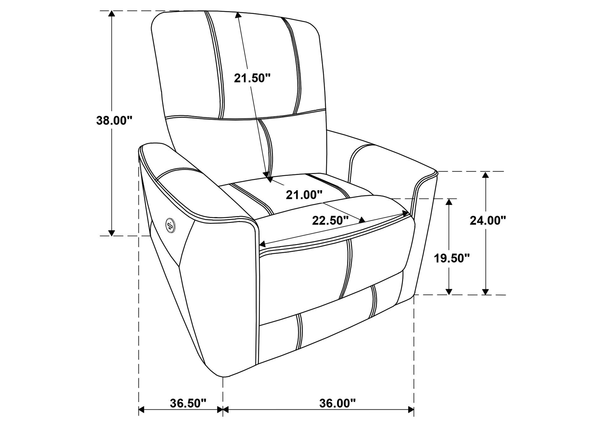 POWER RECLINER,Coaster Furniture