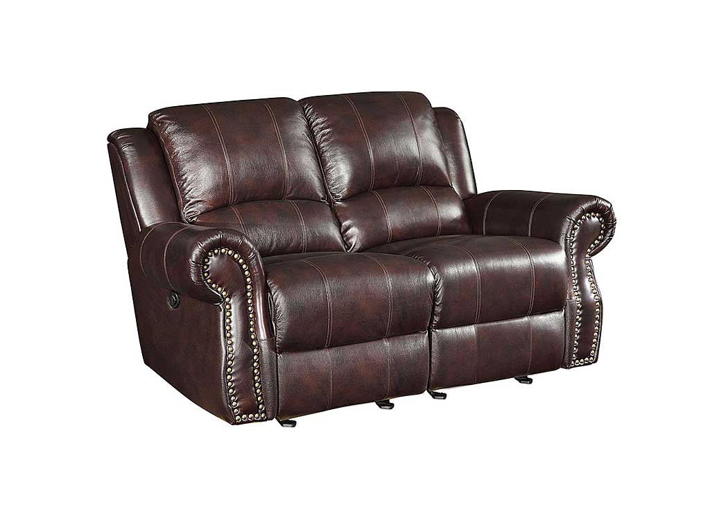 Tobacco Motion Loveseat,ABF Coaster Furniture
