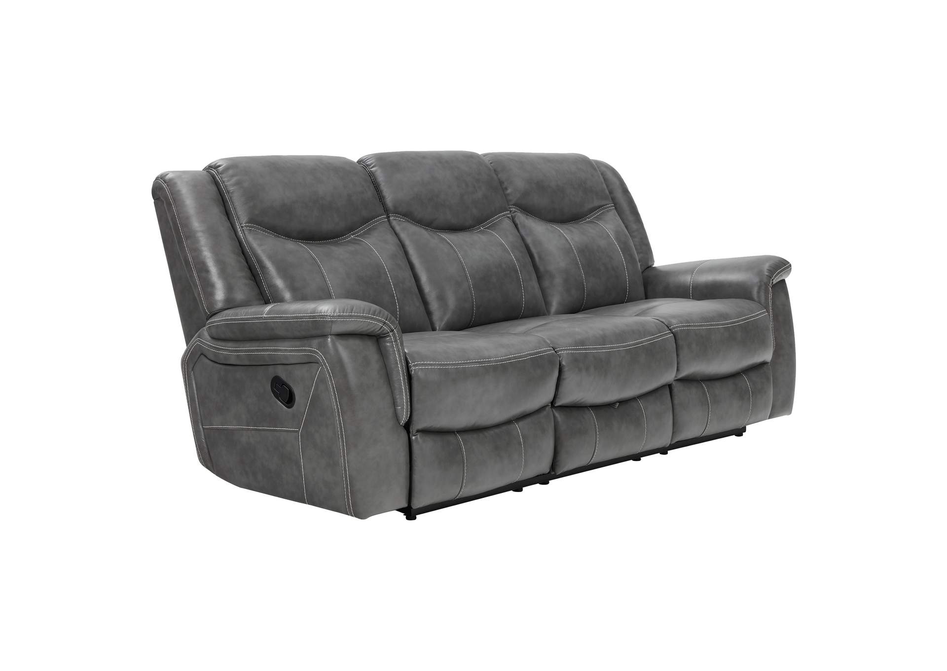 Conrad Upholstered Motion Sofa Cool Grey,Coaster Furniture