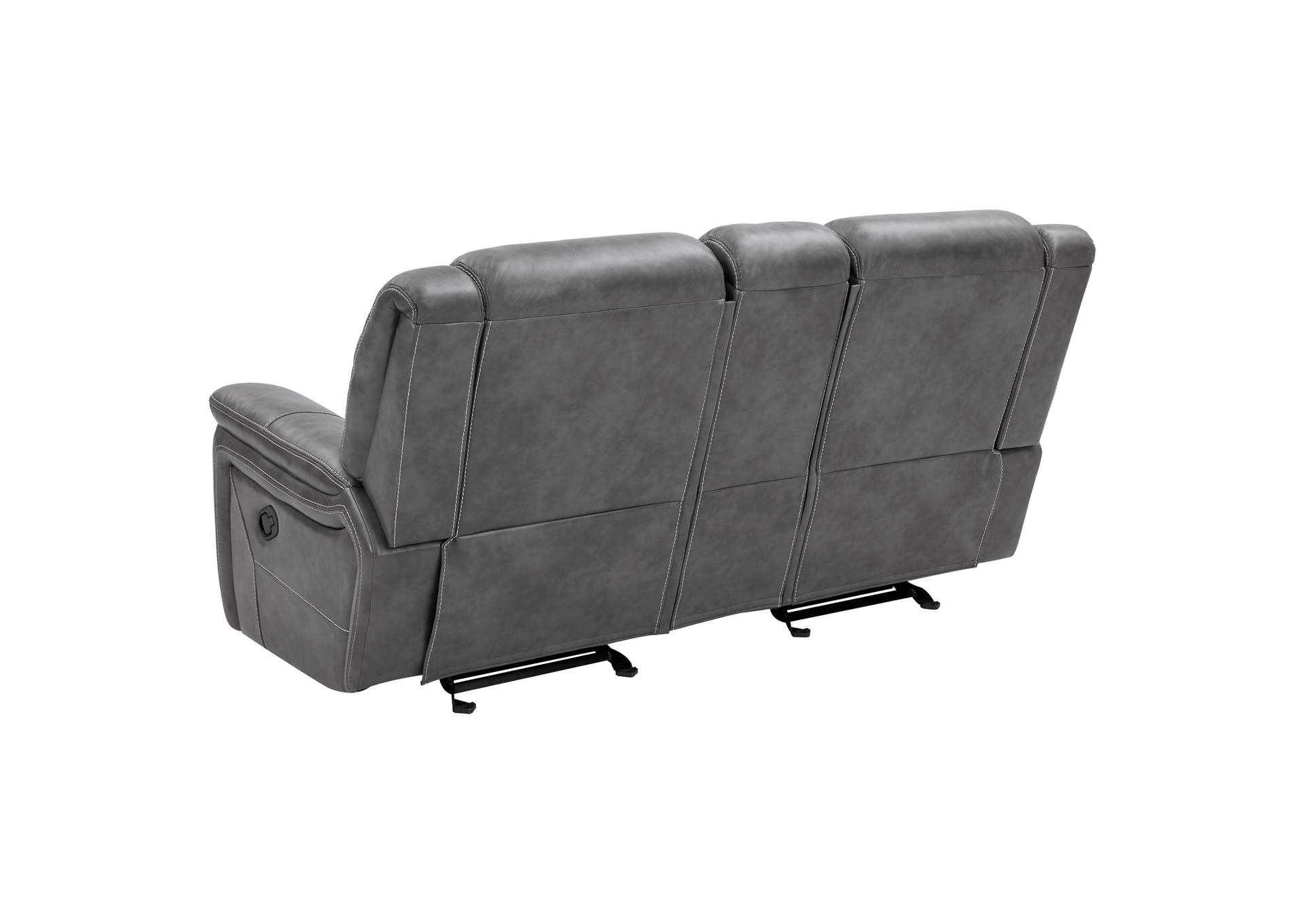 Conrad Upholstered Motion Loveseat Cool Grey,Coaster Furniture