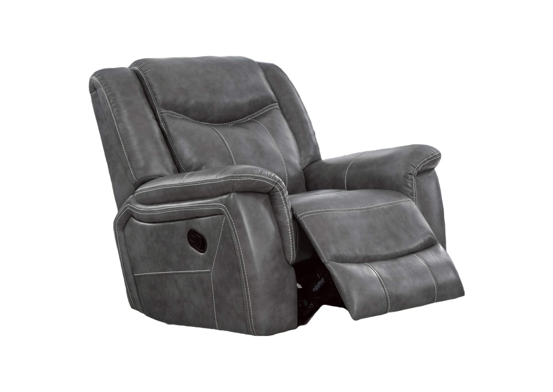 Conrad Upholstered Motion Glider Recliner Grey,Coaster Furniture