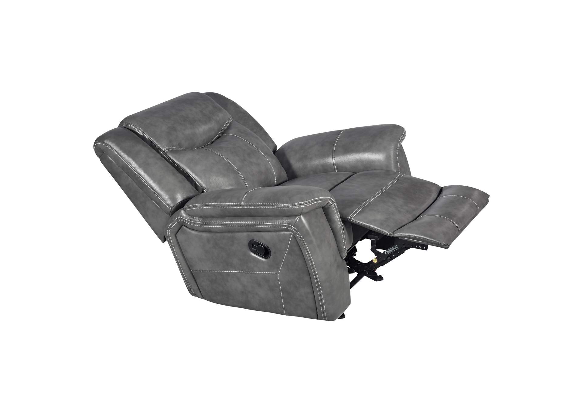 Conrad Upholstered Motion Glider Recliner Grey,Coaster Furniture