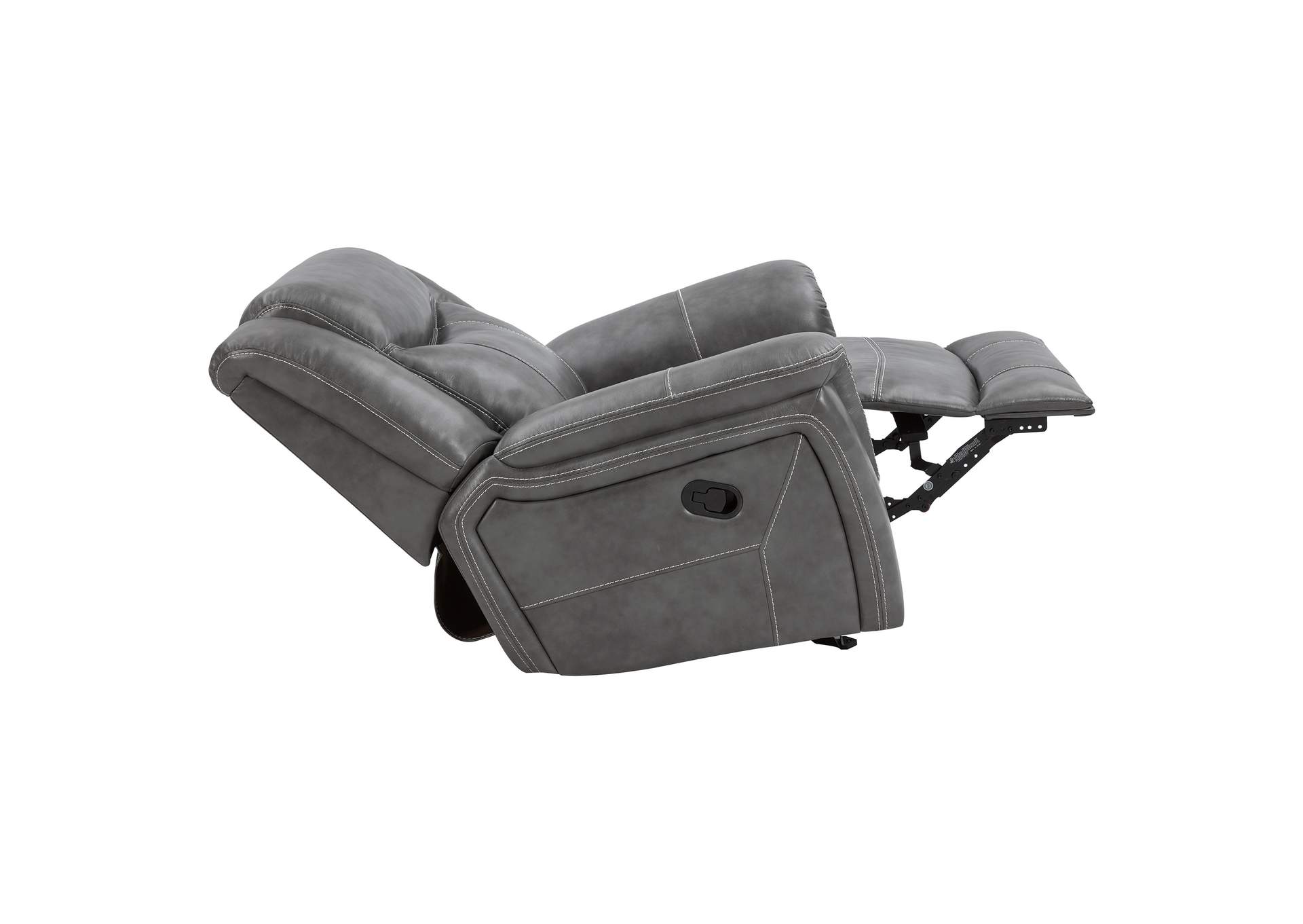 Conrad Upholstered Motion Glider Recliner Grey,Coaster Furniture