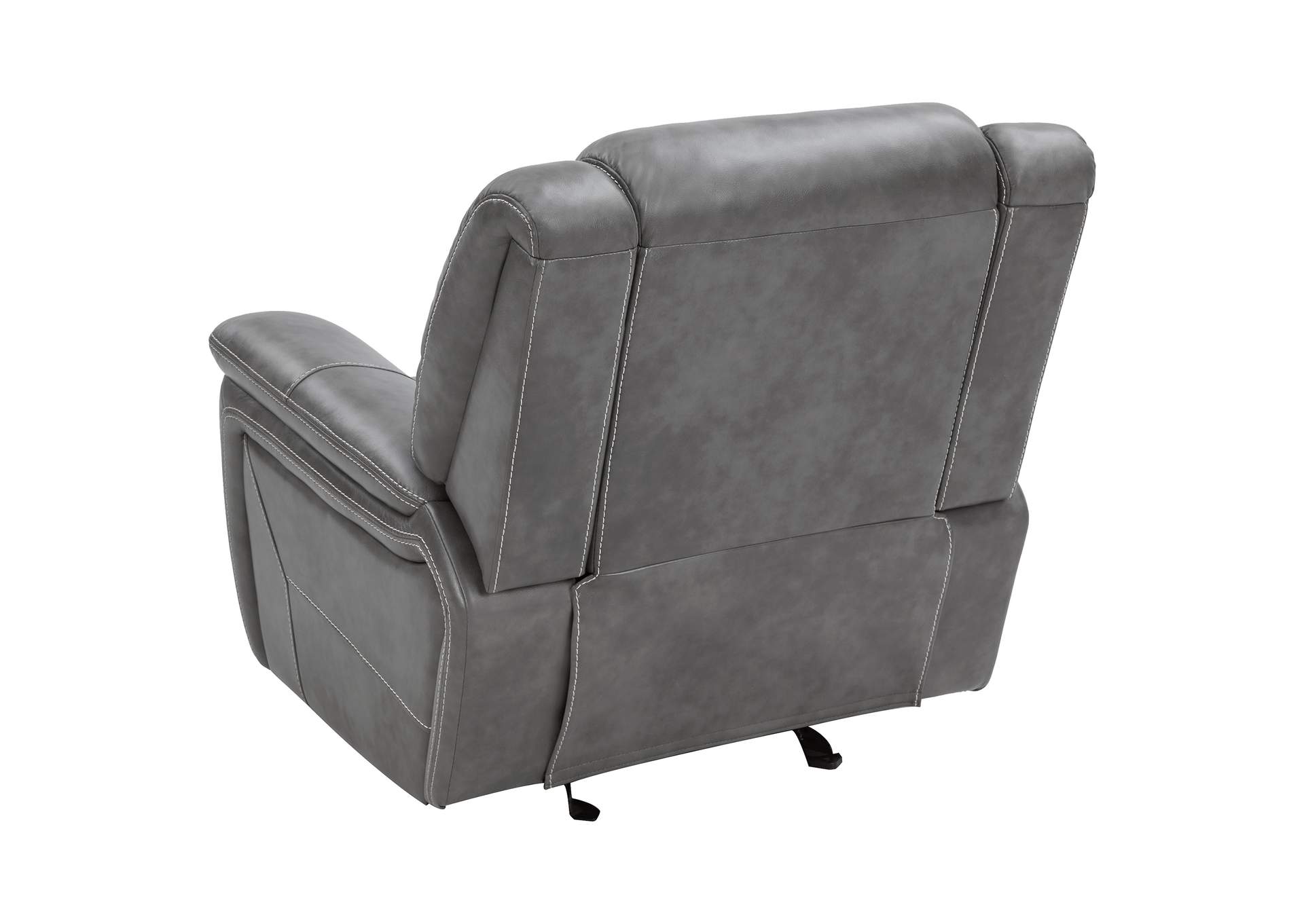 Conrad Upholstered Motion Glider Recliner Grey,Coaster Furniture