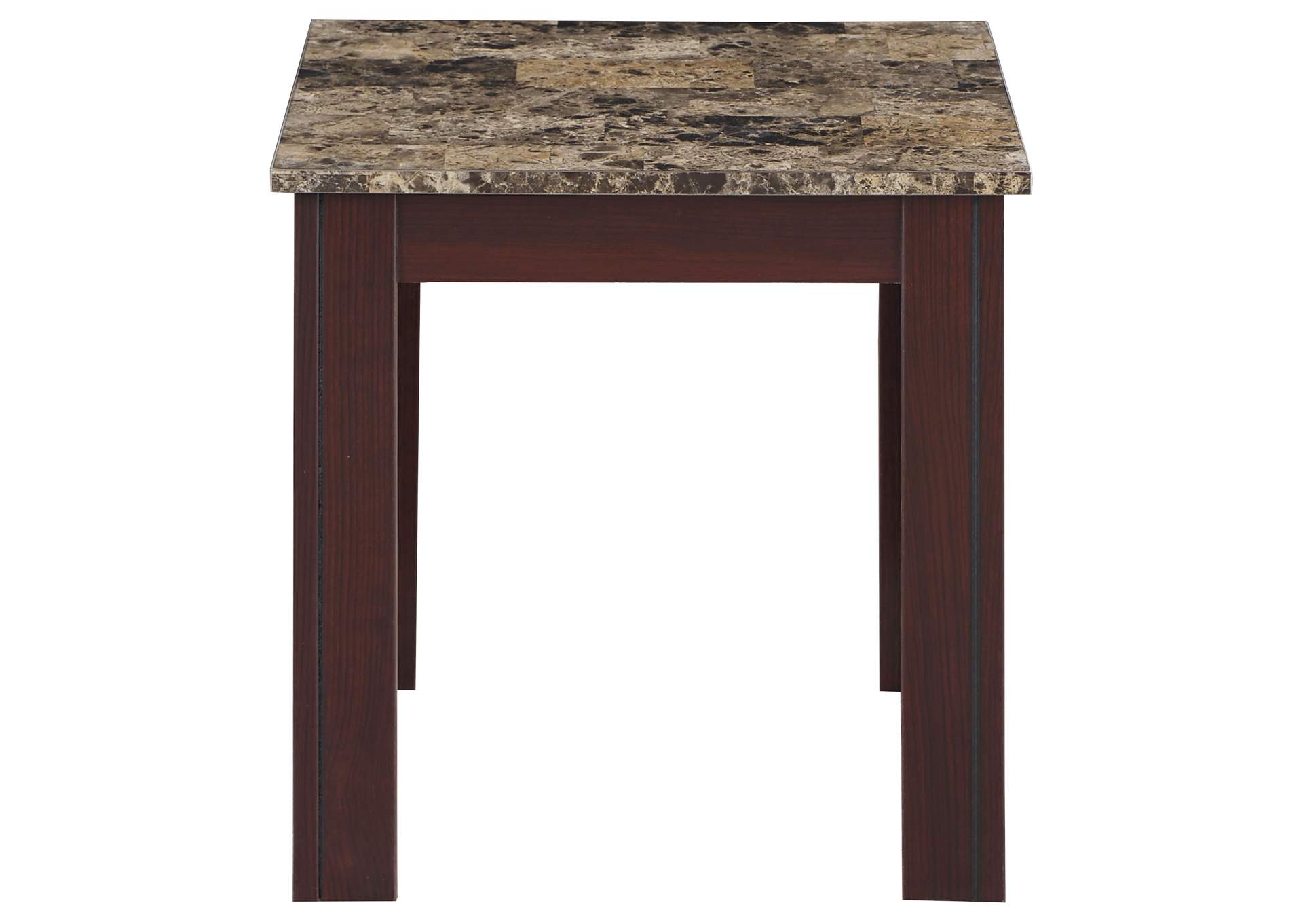 Rhodes 3-piece Faux Marble Top Occasional Set Brown,Coaster Furniture