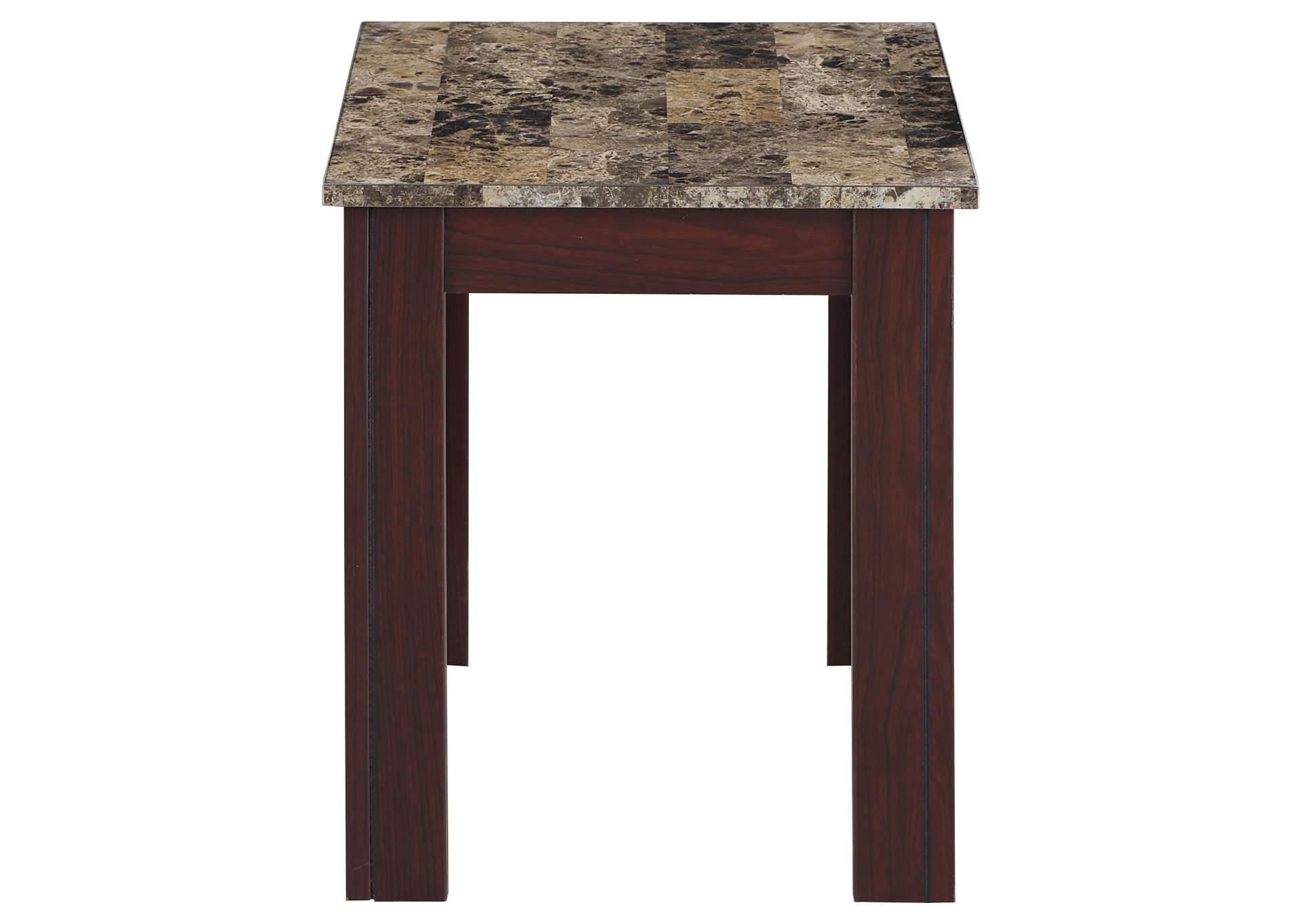 Rhodes 3-piece Faux Marble Top Occasional Set Brown,Coaster Furniture