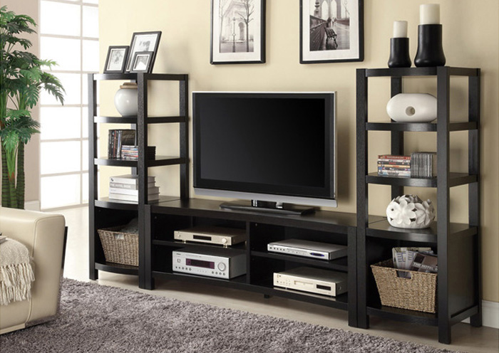 TV Stand w/ 2 Media Towers,ABF Coaster Furniture