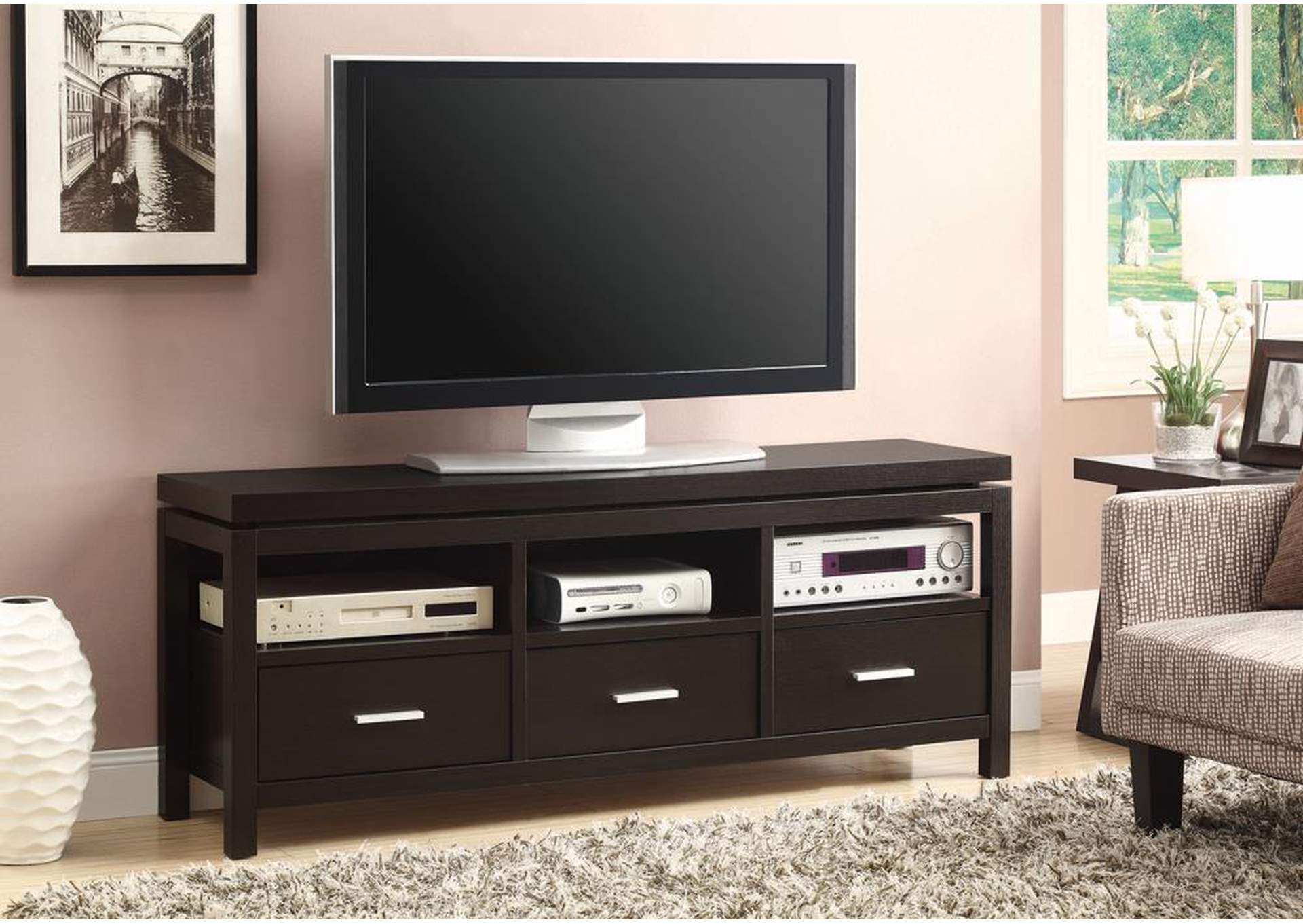 Cappuccino TV Console,ABF Coaster Furniture