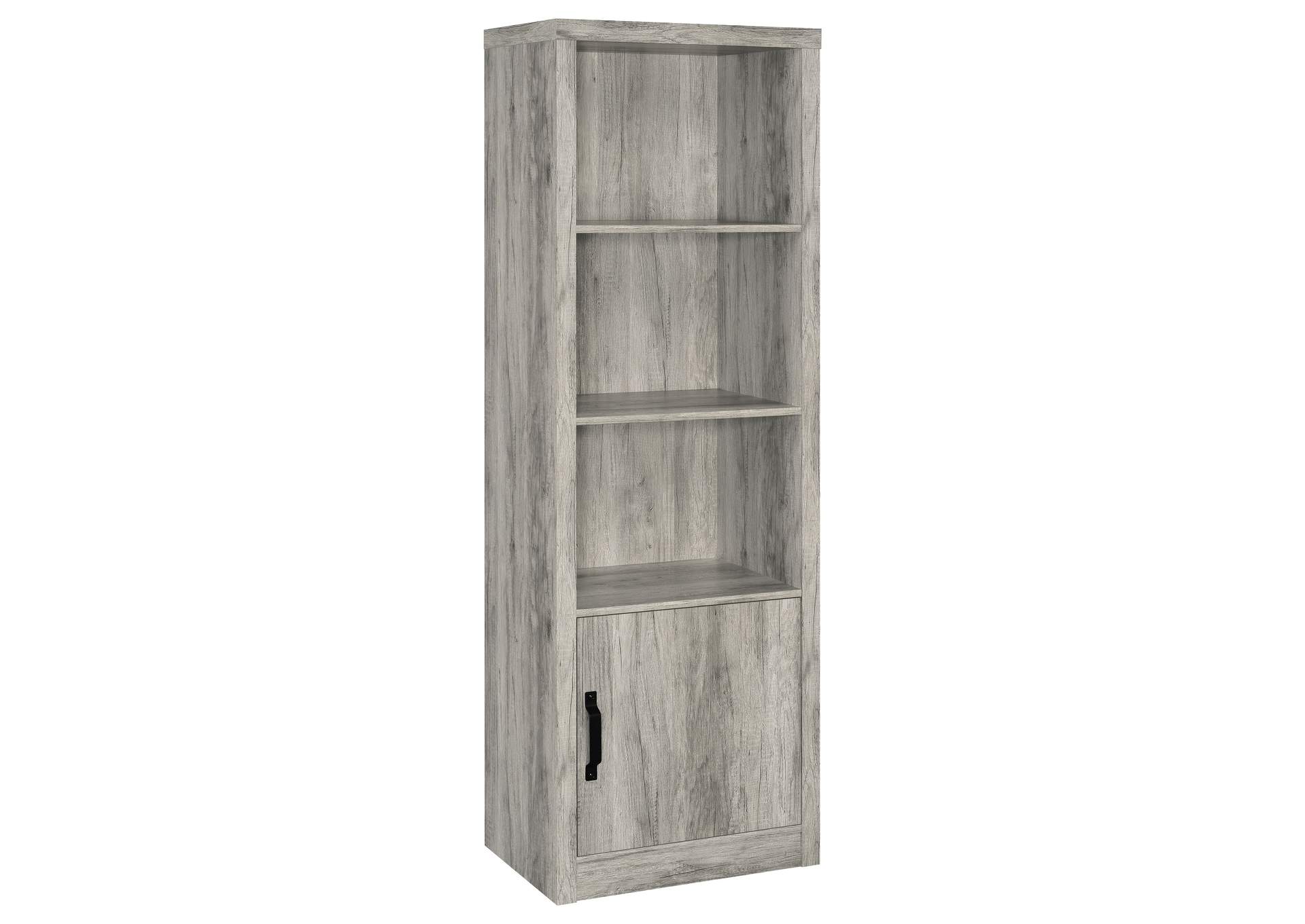 Burke 3-piece Entertainment Center Grey Driftwood,Coaster Furniture