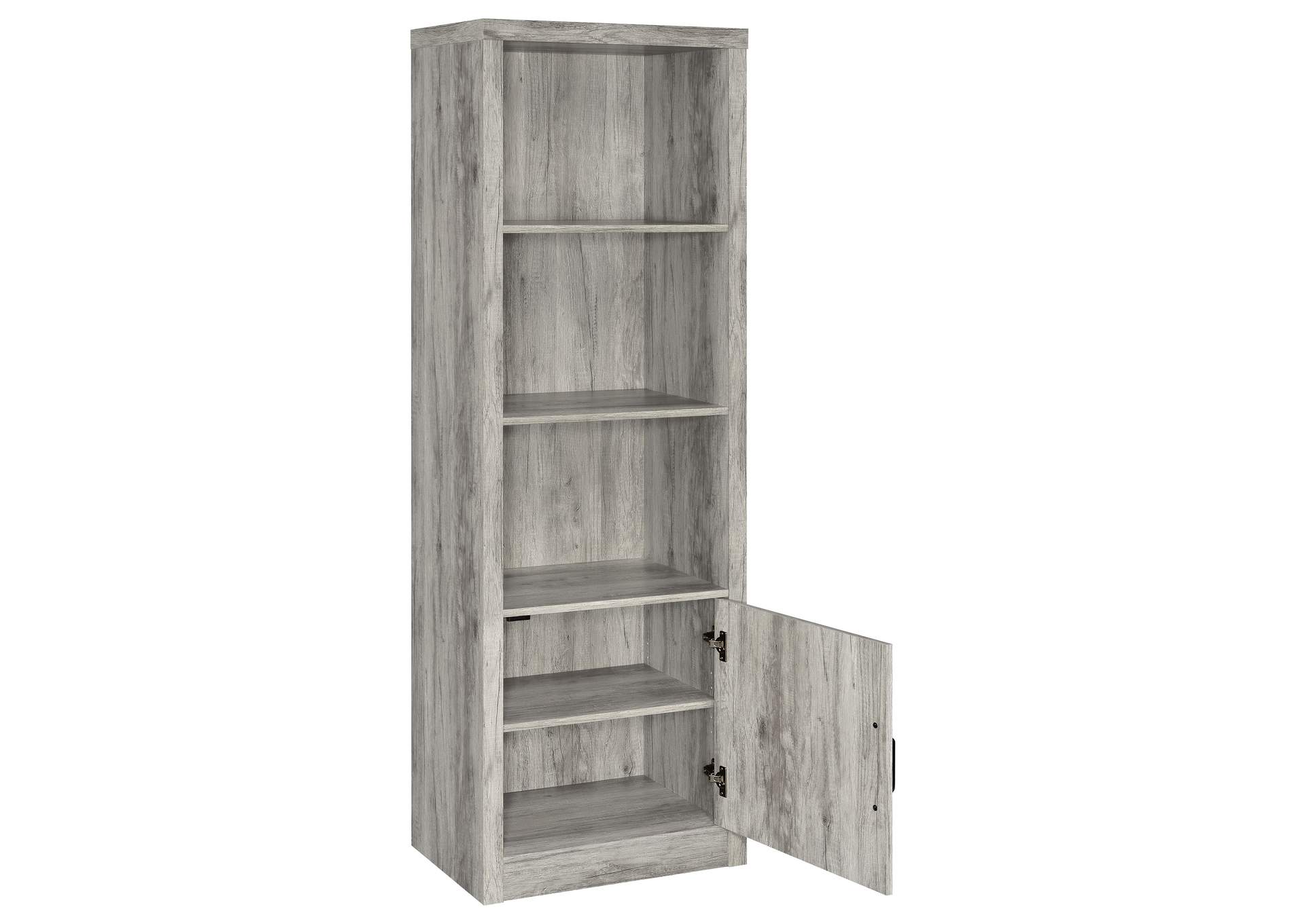 Burke 3-piece Entertainment Center Grey Driftwood,Coaster Furniture