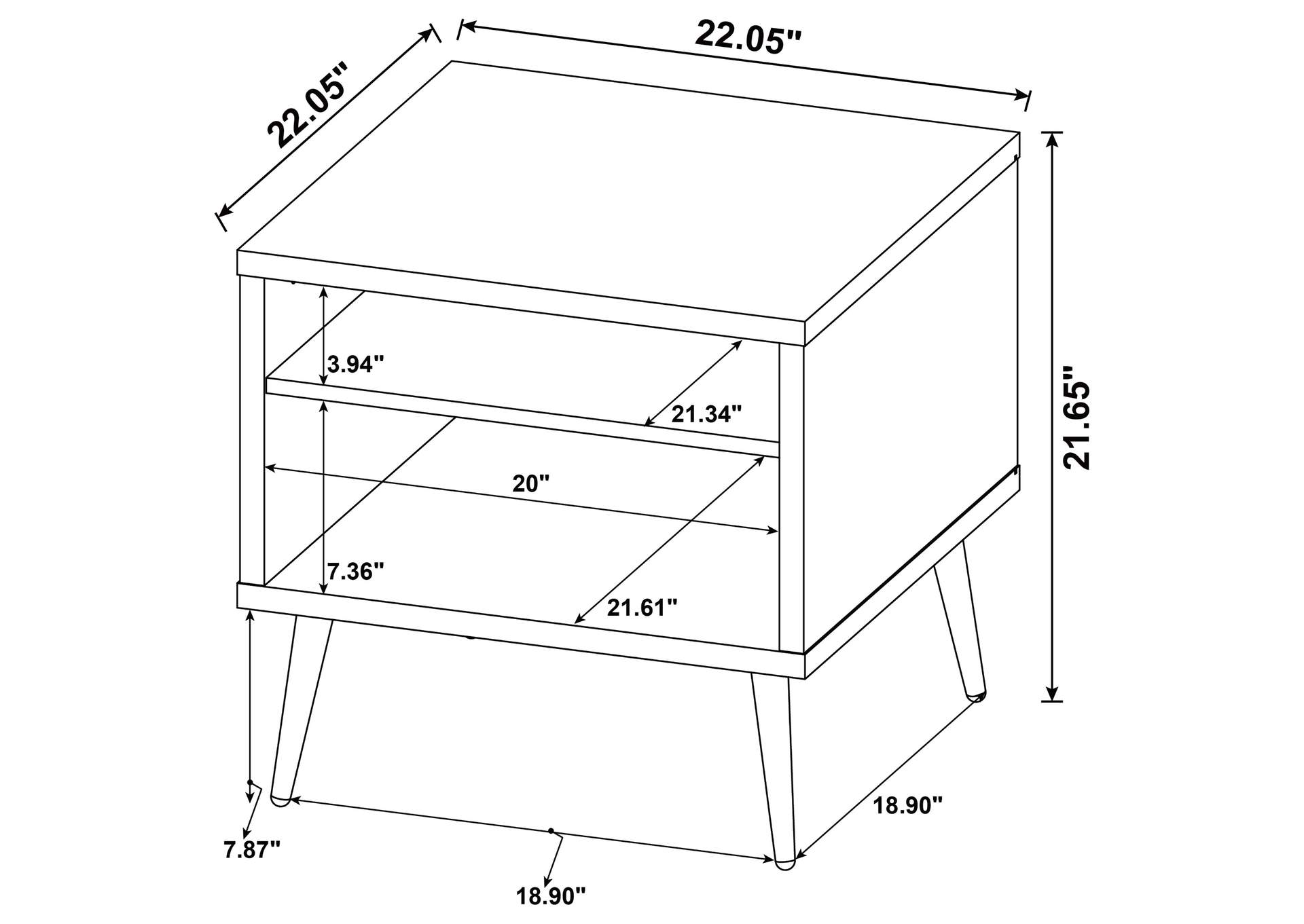 END TABLE,Coaster Furniture