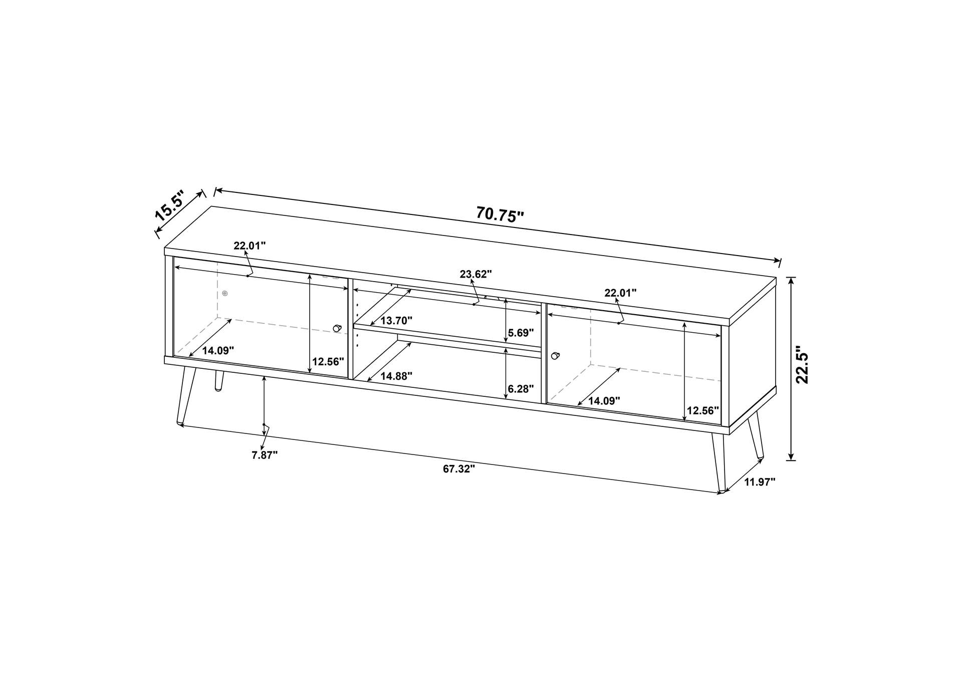 TV STAND,Coaster Furniture