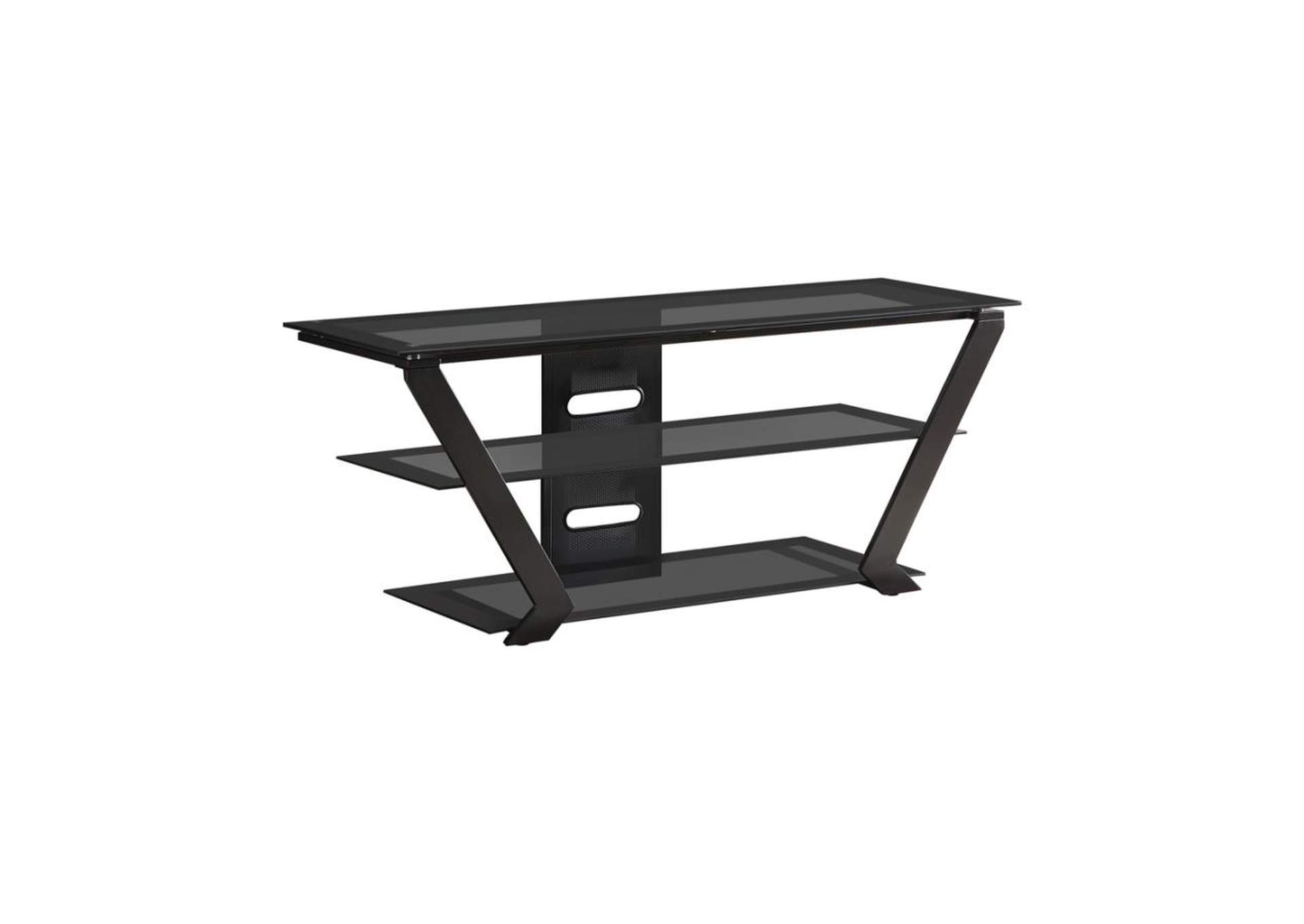 Donlyn 2-Tier Tv Console Black,Coaster Furniture